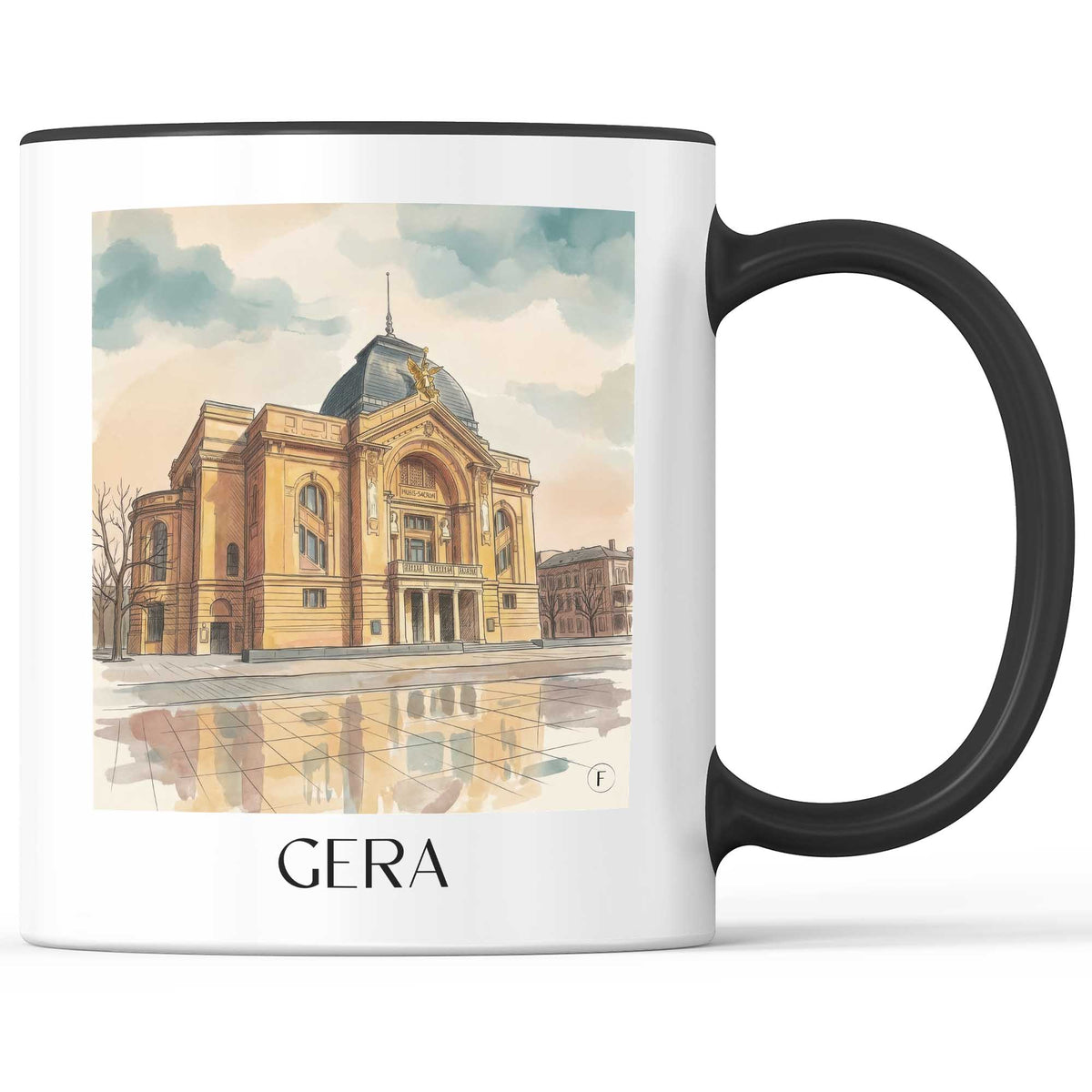 gera-thüringen-deutschland-kaffeebecher-aquarell