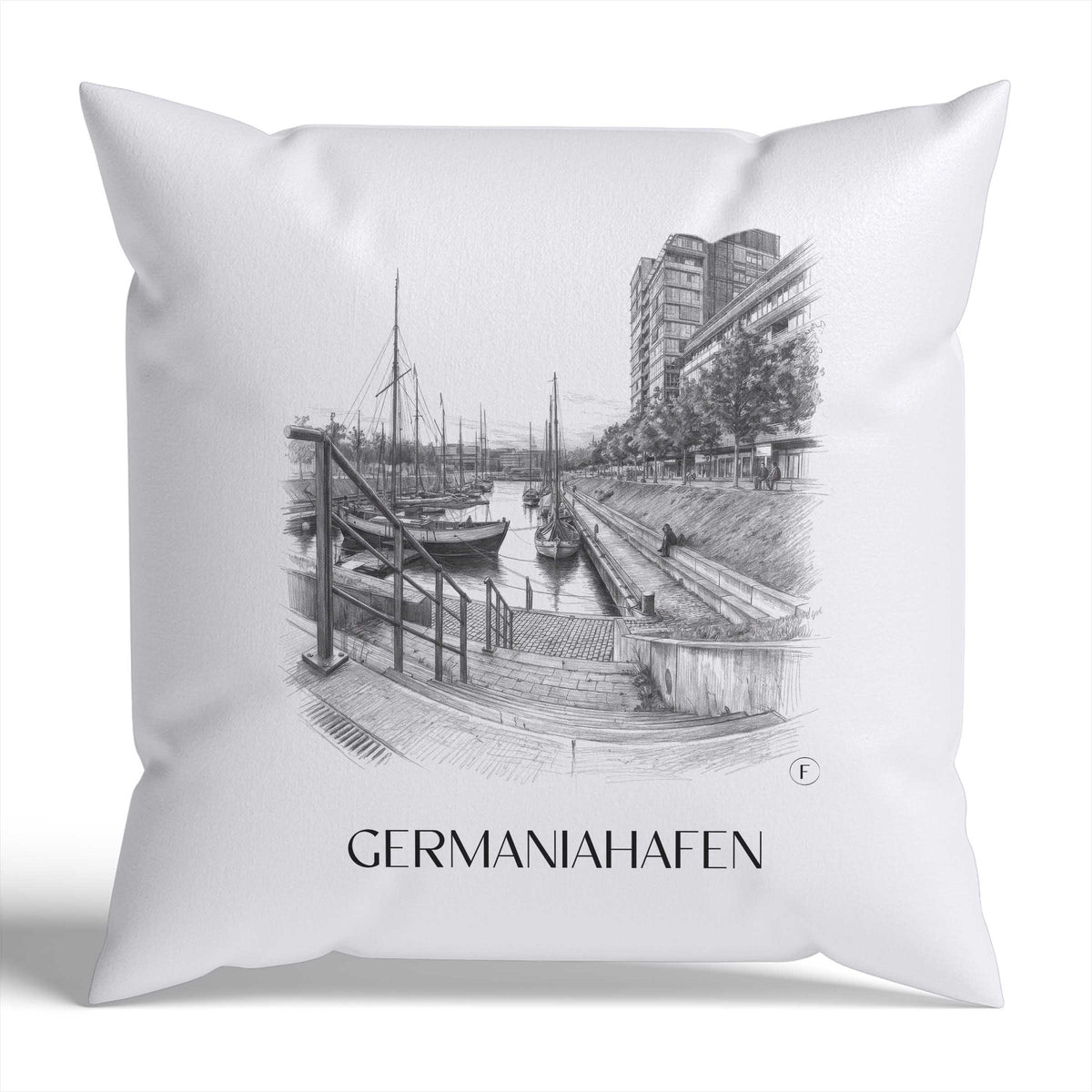 germaniahafen-kiel-deutschland-kissenbezug-bleistift-zeichnung-drawing