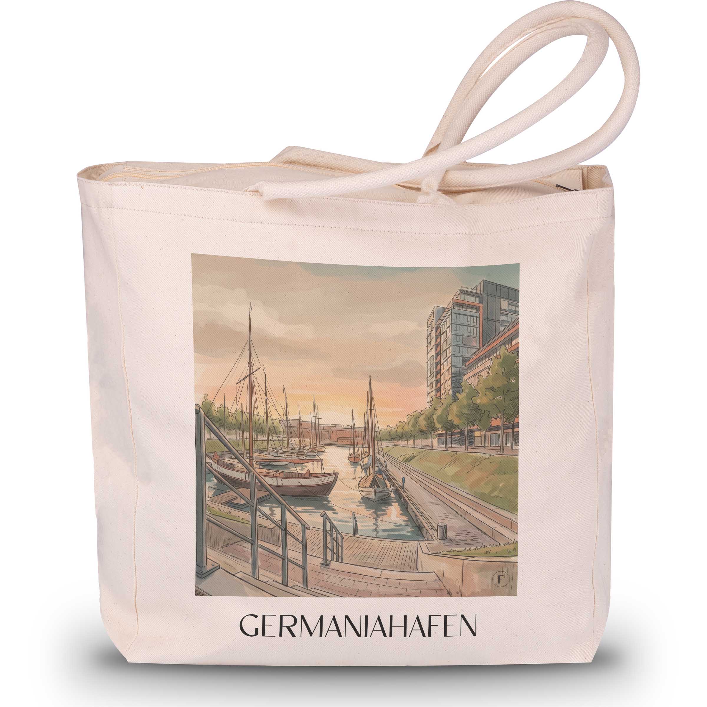 germaniahafen-kiel-deutschland-einkaufstasche-aquarell