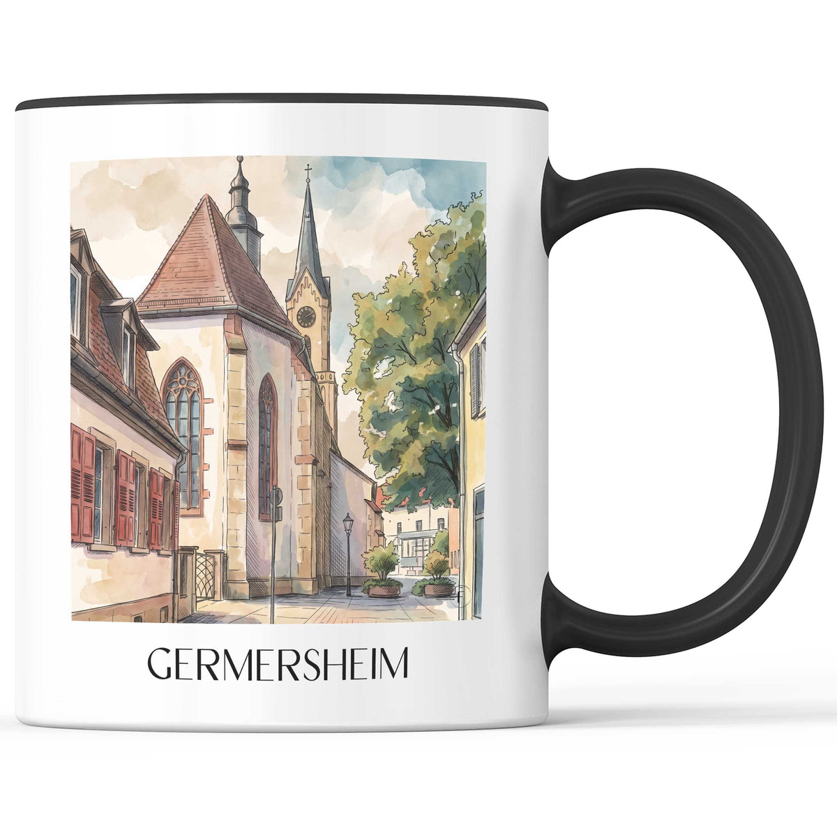 germersheim-vorderpfalz-deutschland-kaffeebecher-aquarell