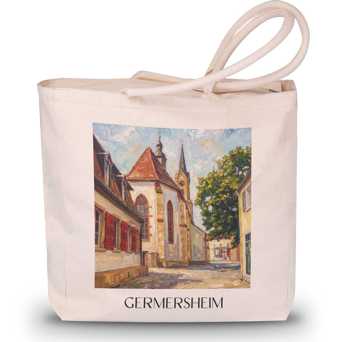 germersheim-vorderpfalz-deutschland-einkaufstasche-oil-painting-oelgemaelde