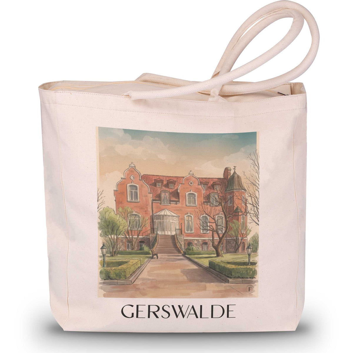 gerswalde-uckermark-deutschland-einkaufstasche-aquarell