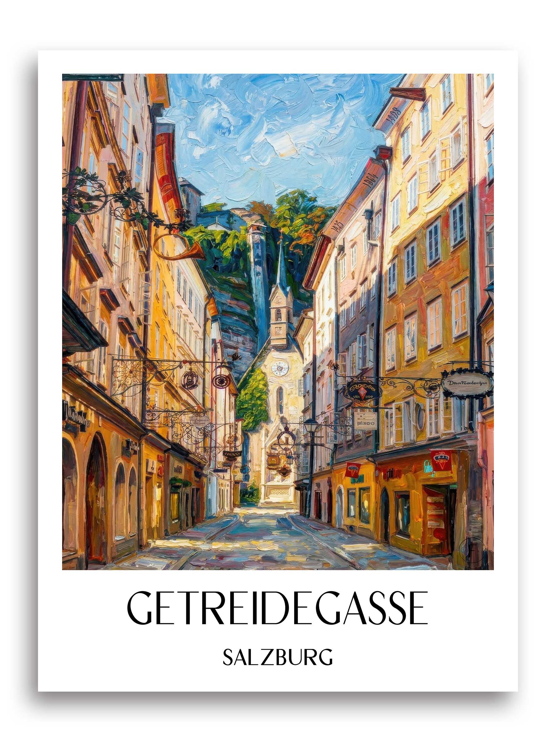 getreidegasse-salzburg-österreich-poster-oil-painting-oelgemaelde