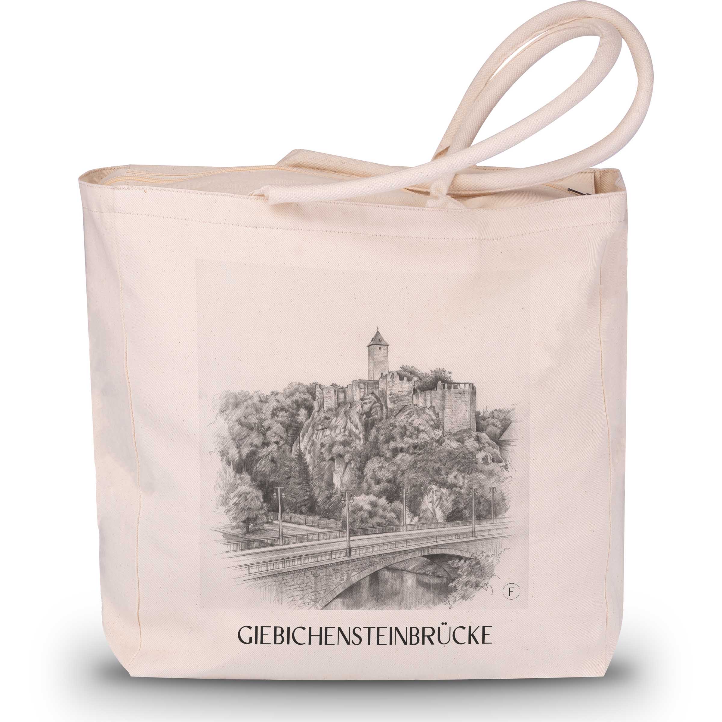 giebichensteinbrücke-halle-deutschland-einkaufstasche-bleistift-zeichnung-drawing