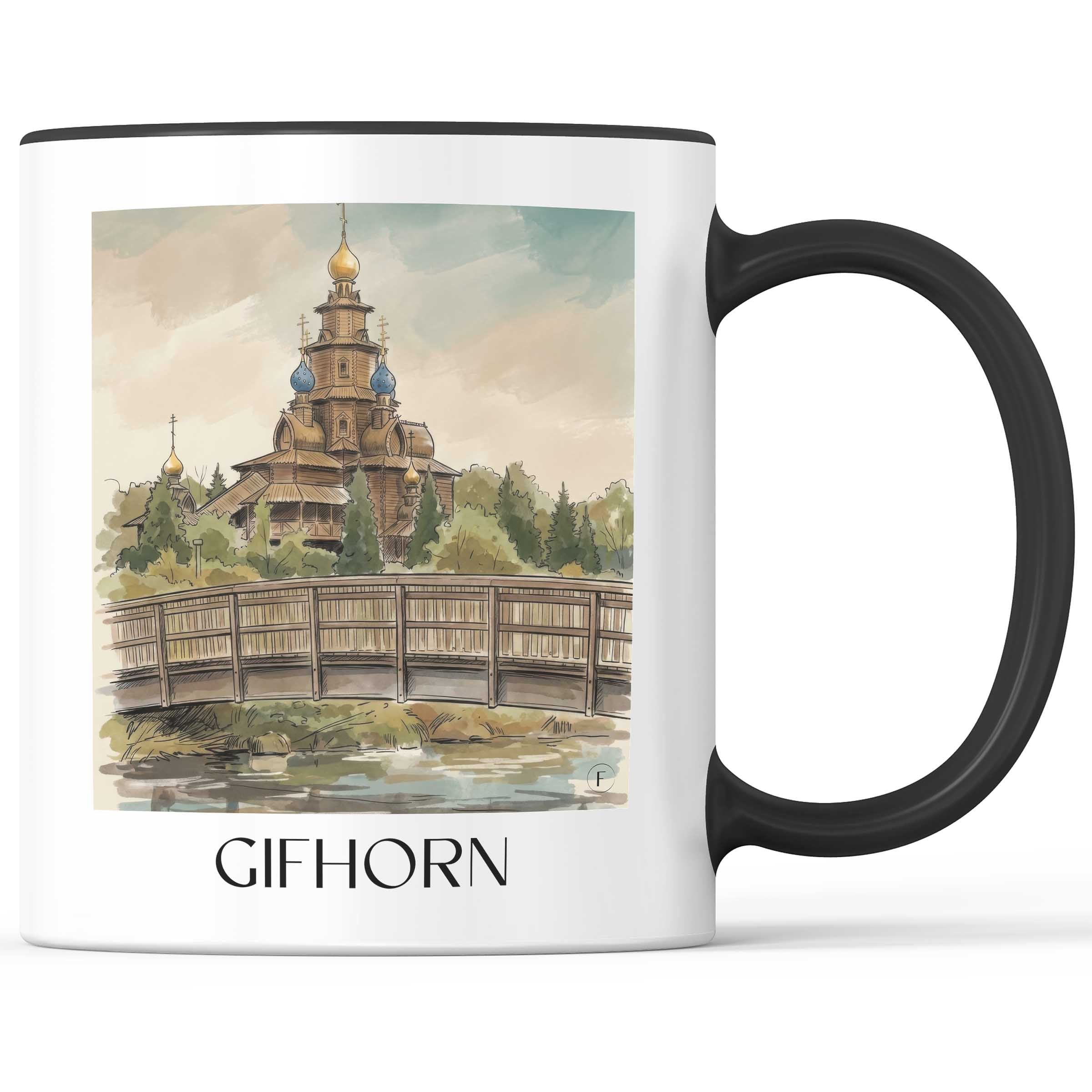 gifhorn-niedersachsen-deutschland-kaffeebecher-aquarell