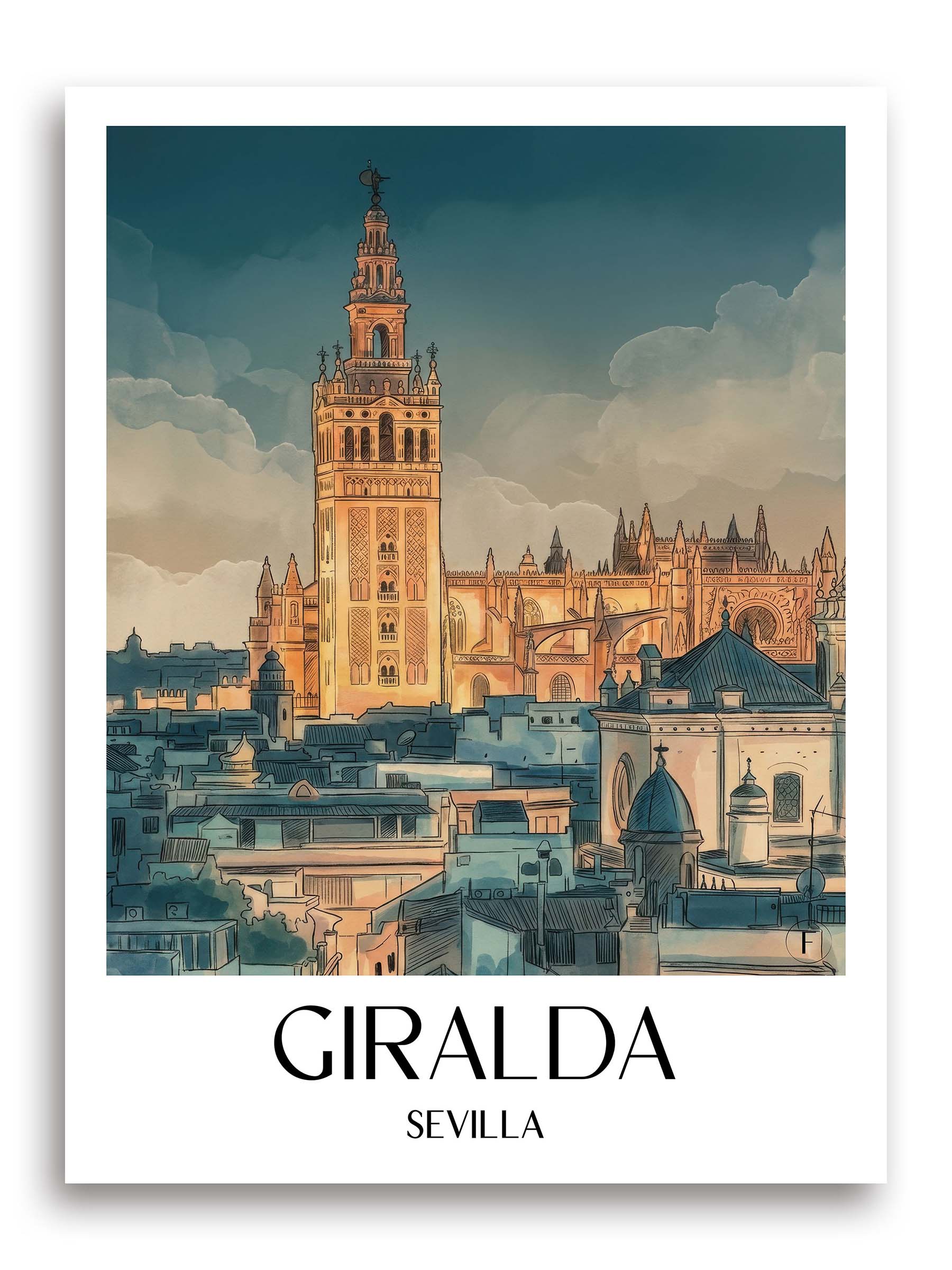 giralda-sevilla-spanien-poster-aquarell