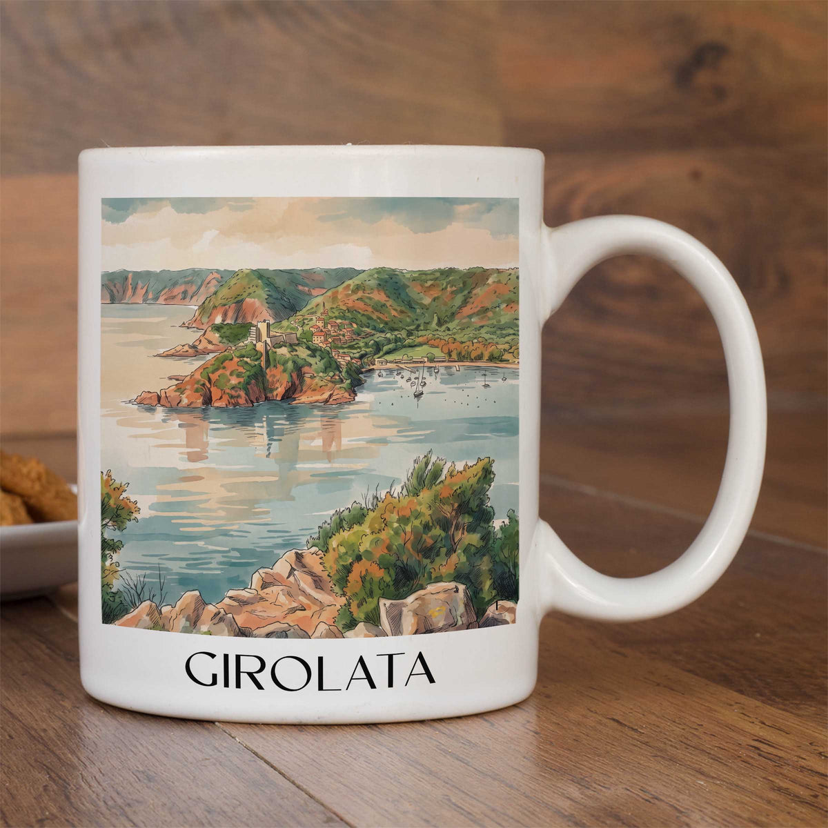 girolata-golfe-de-porto-frankreich-kaffeebecher-aquarell