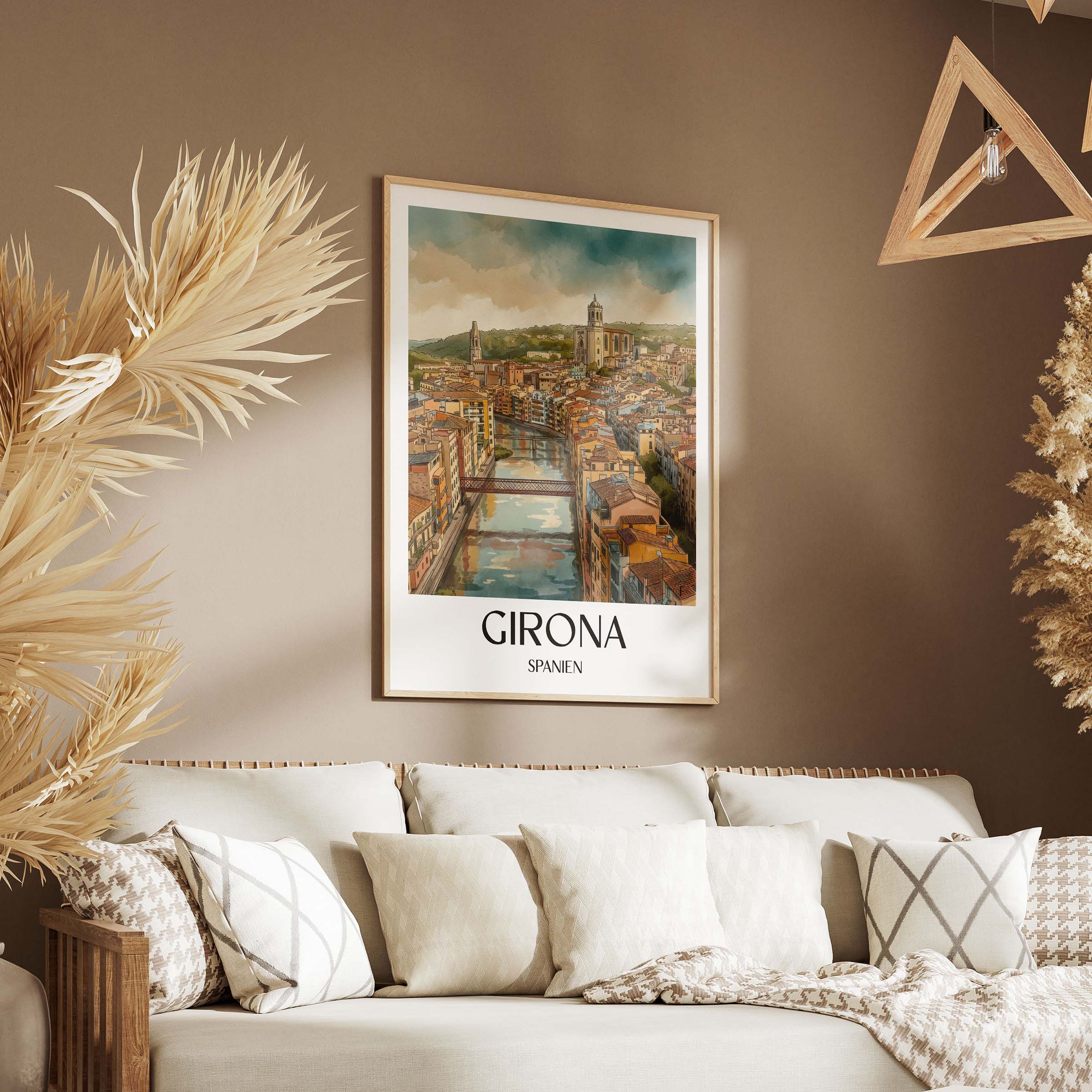 girona-spanien-spanien-und-spanien-poster-aquarell