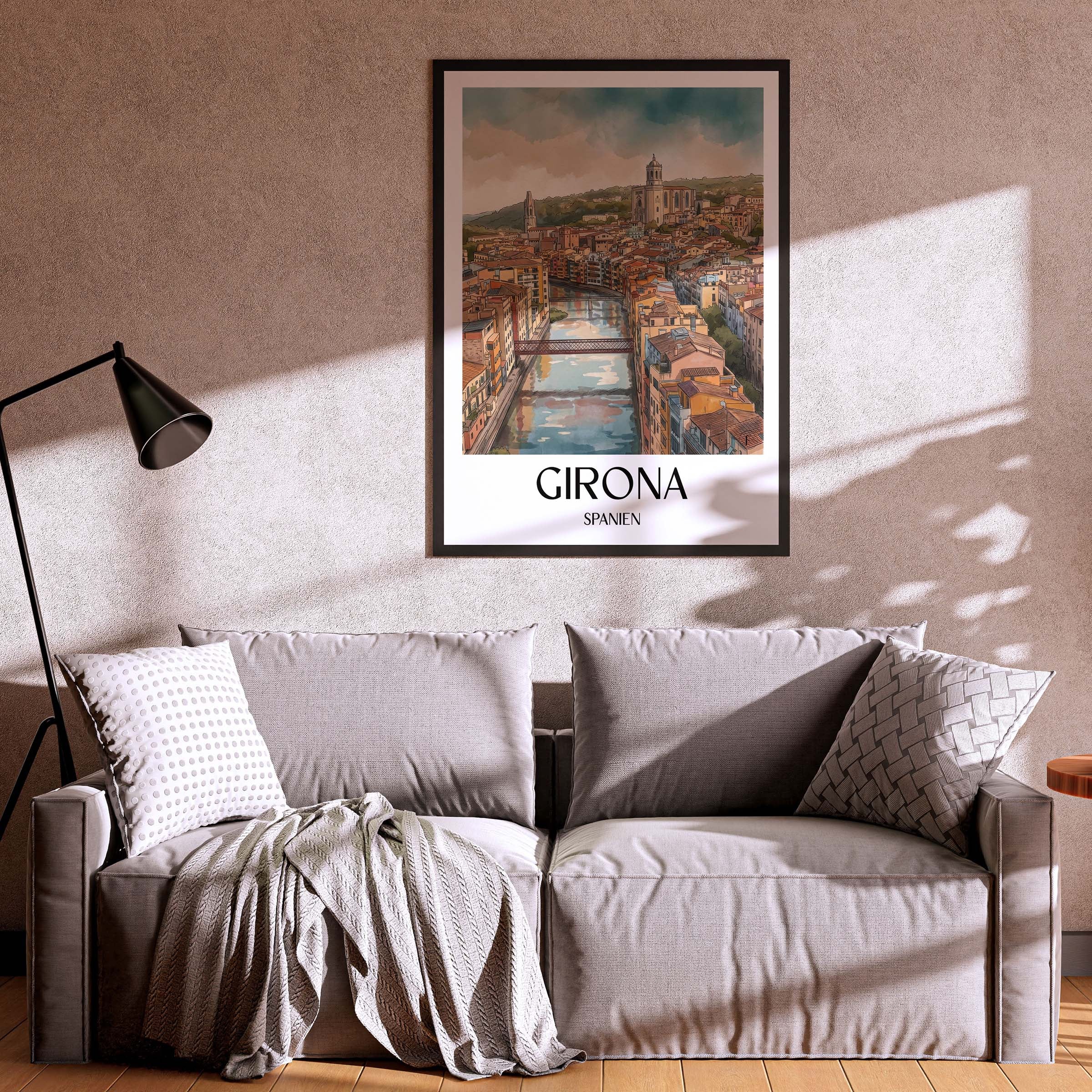 girona-spanien-spanien-und-spanien-poster-aquarell