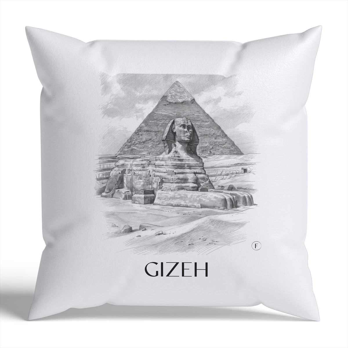 gizeh-ägypten-ägypten-kissenbezug-bleistift-zeichnung-drawing