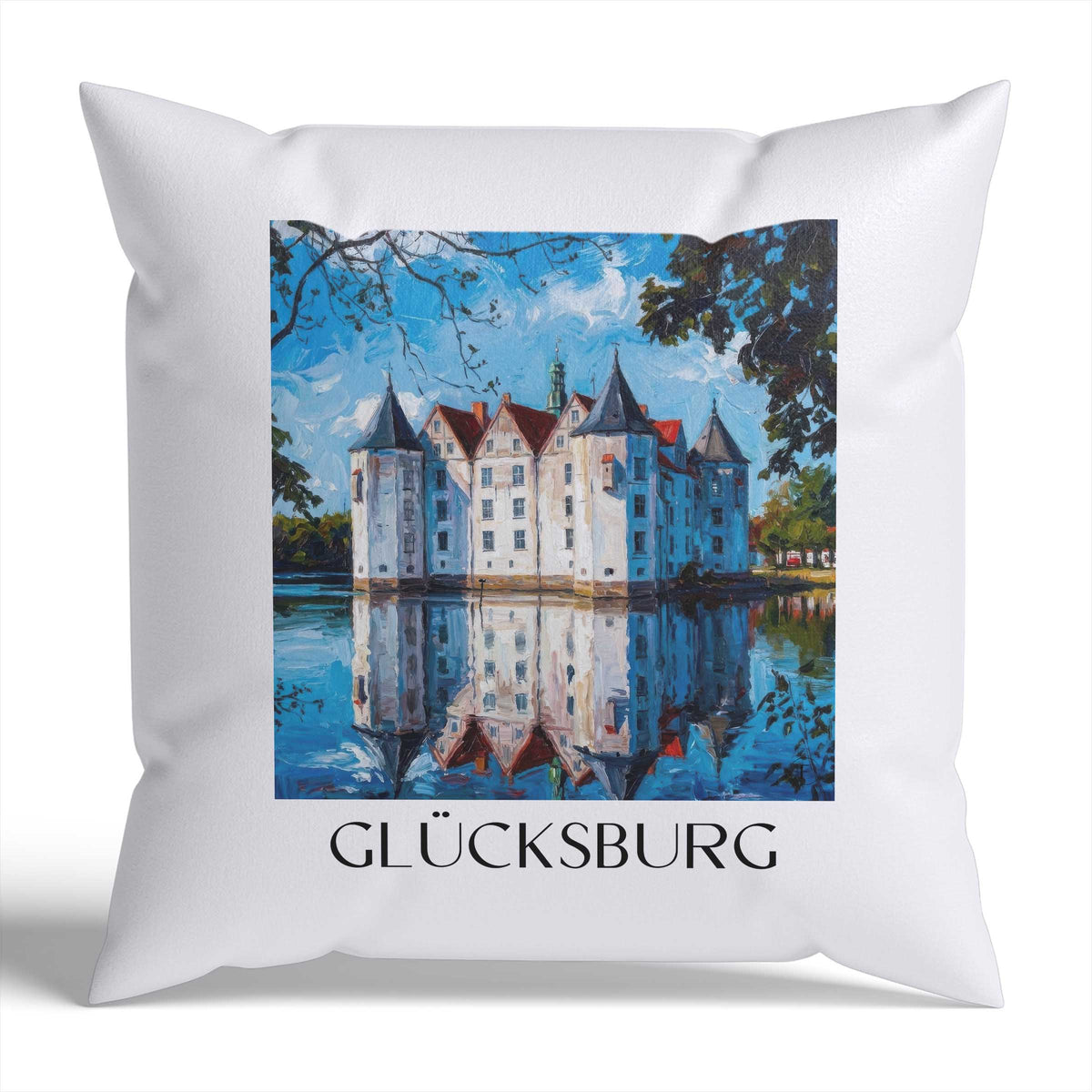glücksburg-schleswig-deutschland-kissenbezug-oil-painting-oelgemaelde