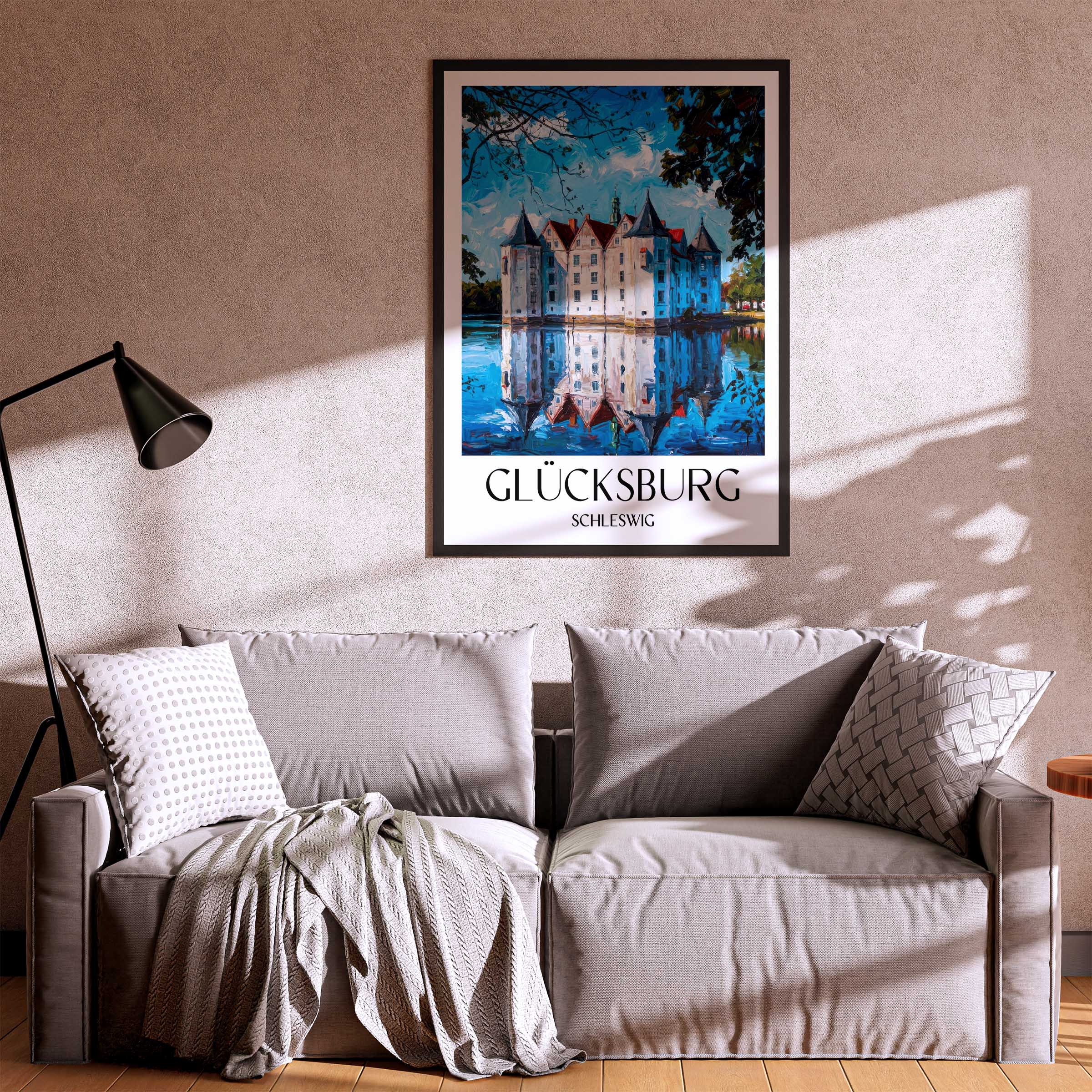 glücksburg-schleswig-deutschland-poster-oil-painting-oelgemaelde