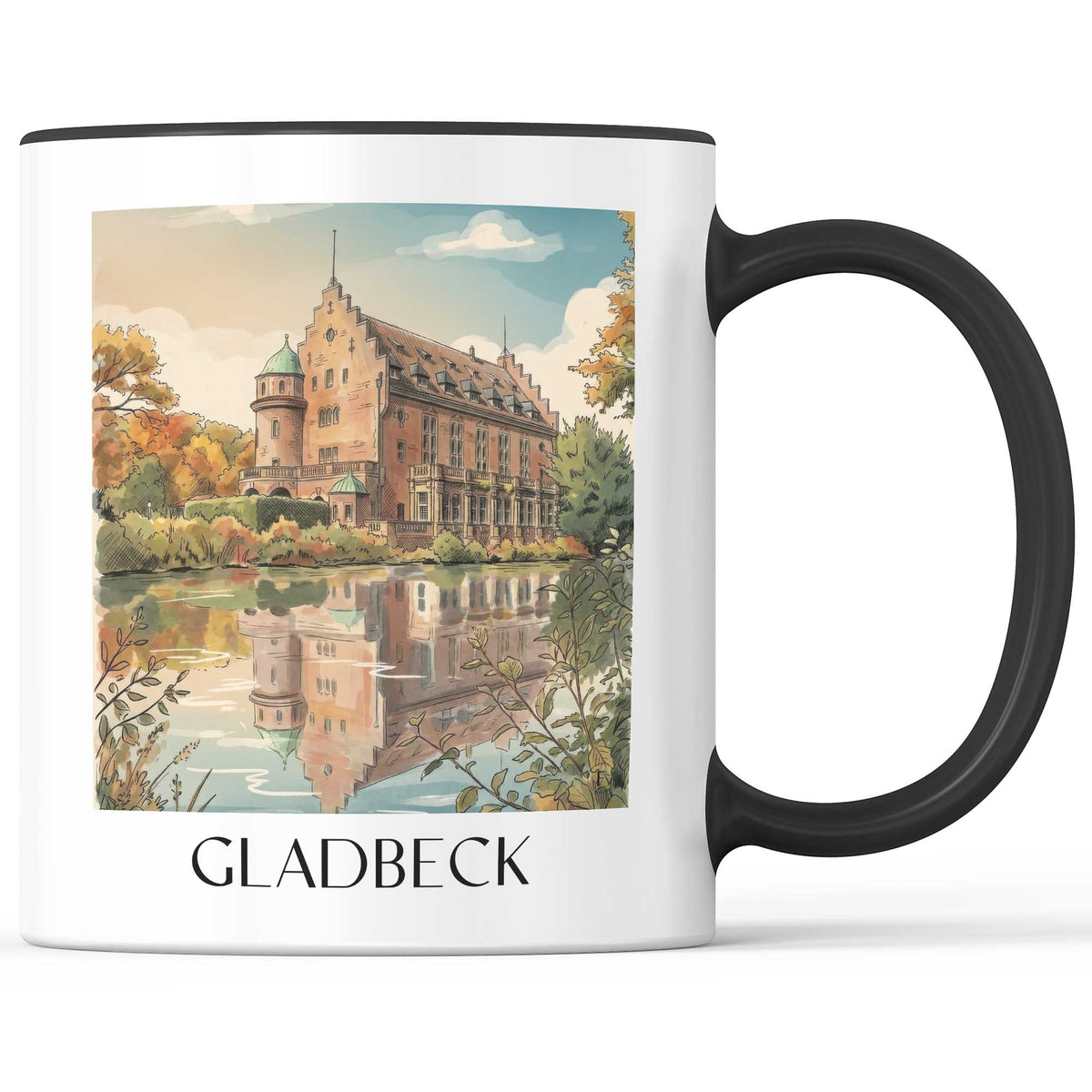 gladbeck-ruhrgebiet-deutschland-kaffeebecher-aquarell
