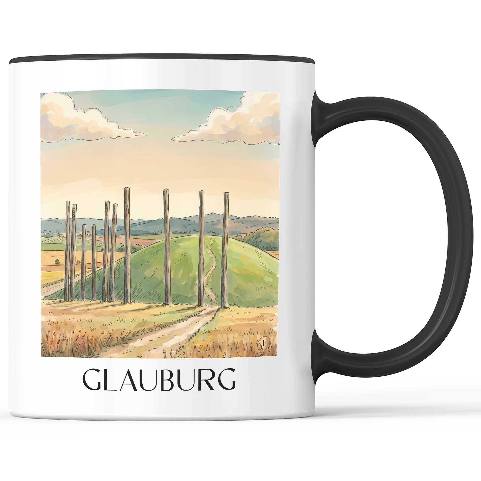 glauburg-wetterau-deutschland-kaffeebecher-aquarell