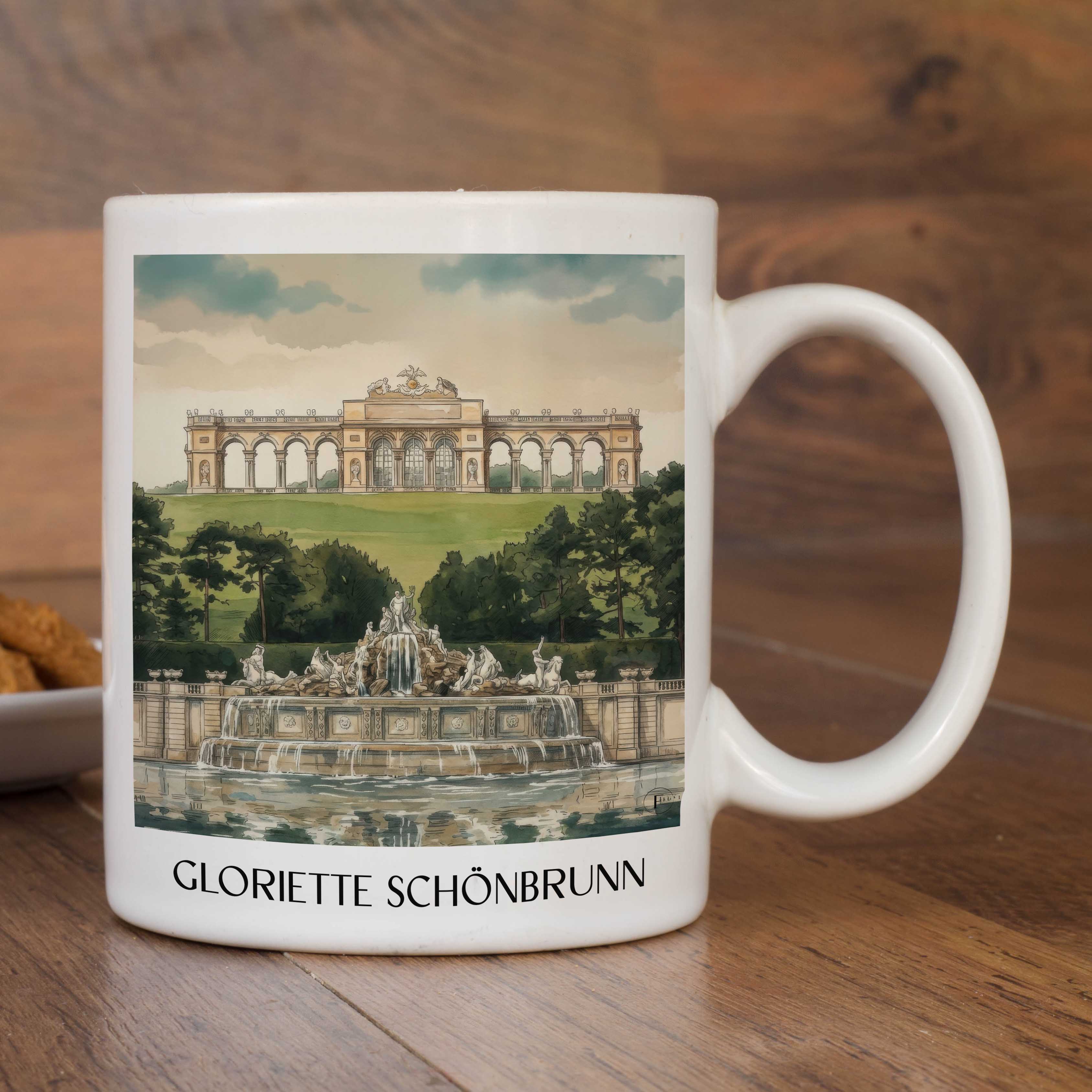 gloriette-schönbrunn-wien-österreich-kaffeebecher-aquarell