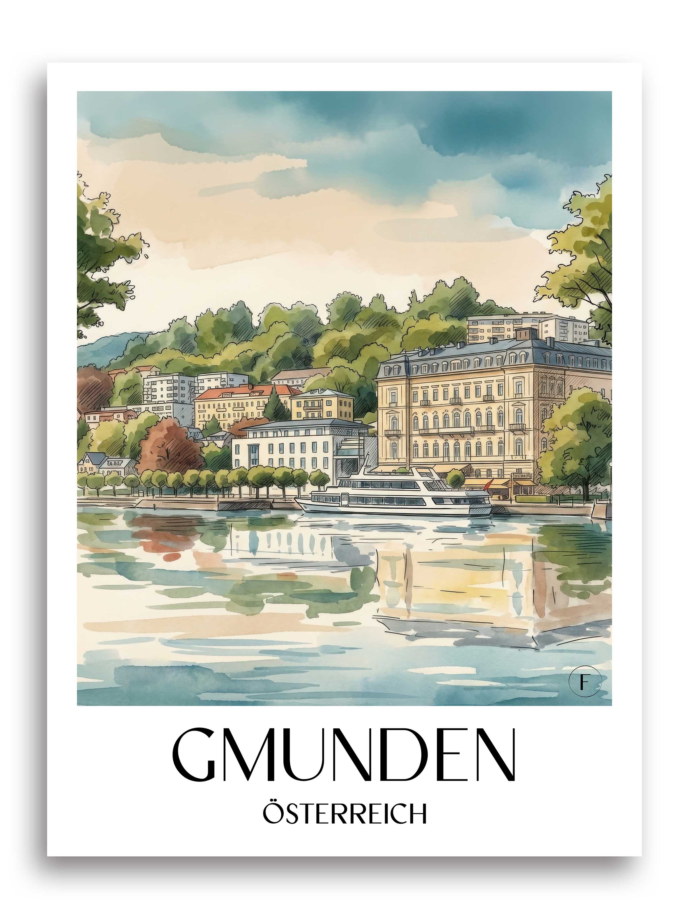 gmunden--österreich-österreich-poster-aquarell