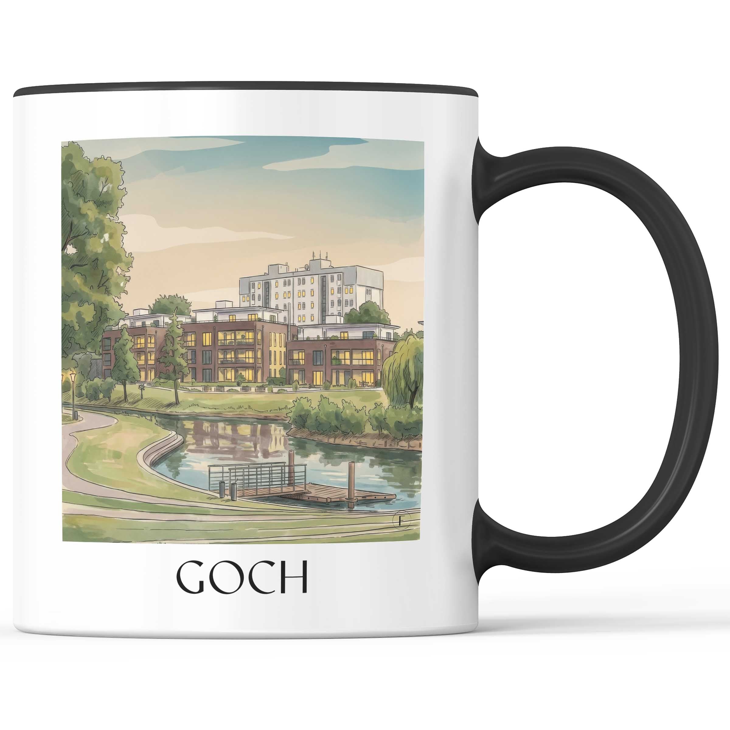 goch-niederrhein-deutschland-kaffeebecher-aquarell