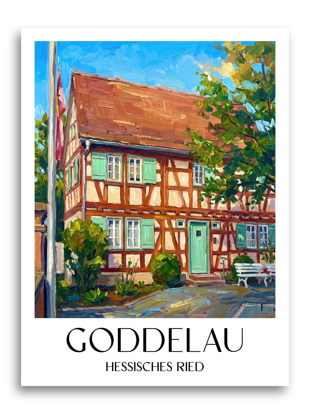 goddelau-hessisches-ried-deutschland-poster-oil-painting-oelgemaelde