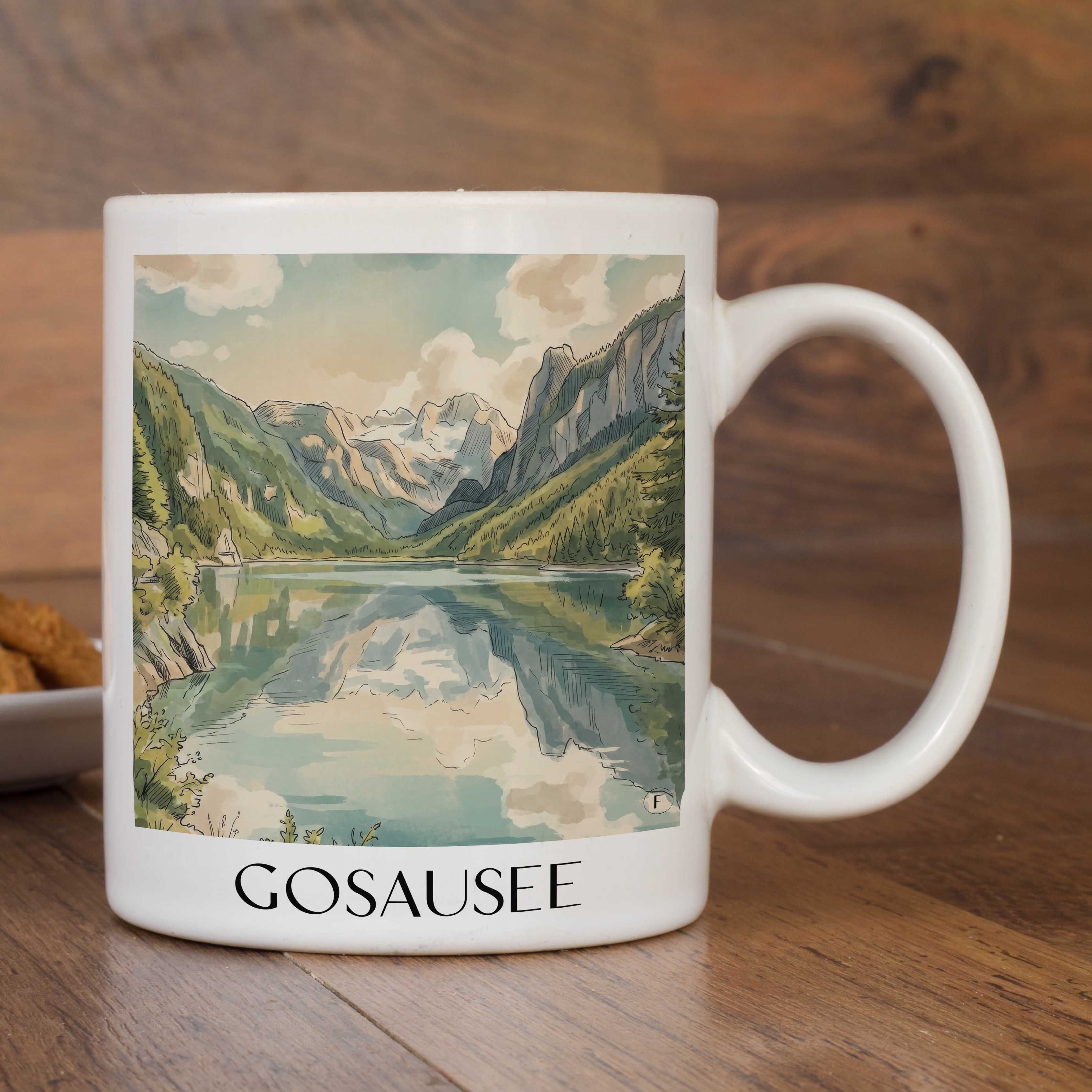 gosausee-österreich-österreich-kaffeebecher-aquarell