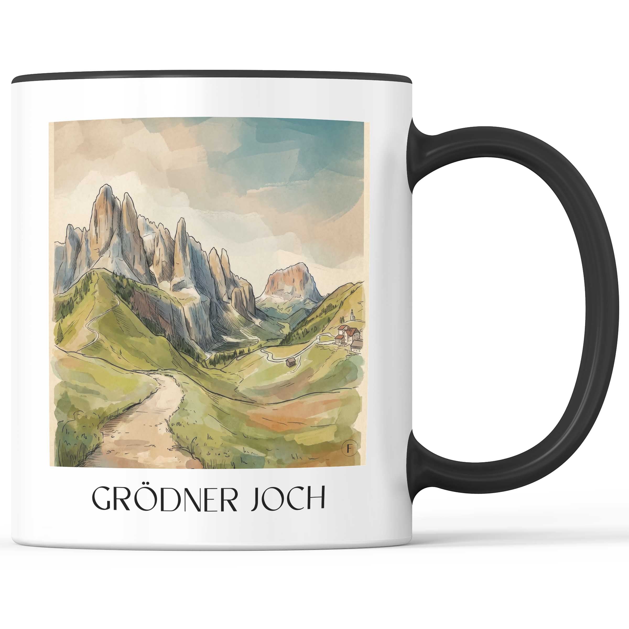 grödner-joch-dolomiten-italien-kaffeebecher-aquarell