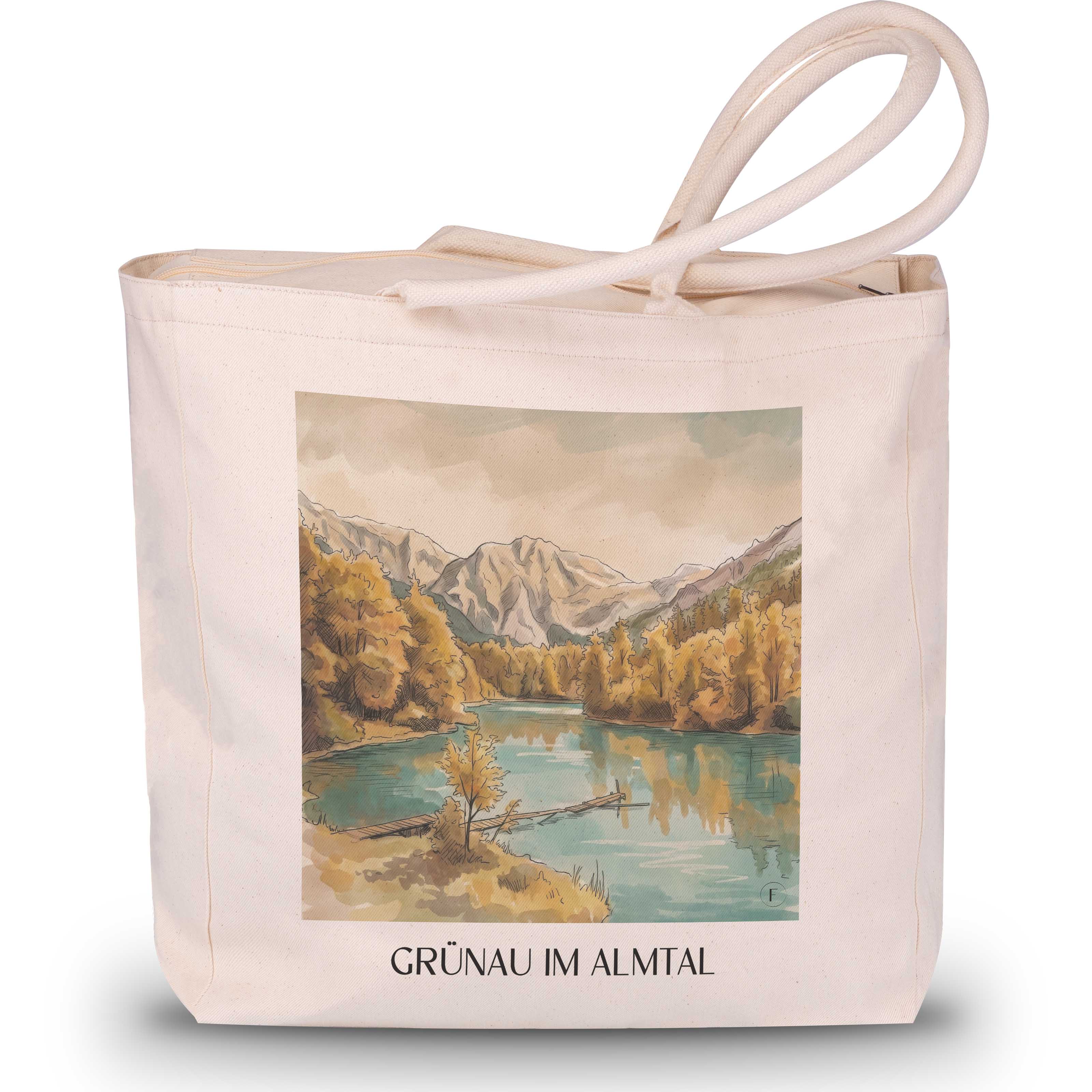 grünau-im-almtal-österreich-österreich-einkaufstasche-aquarell