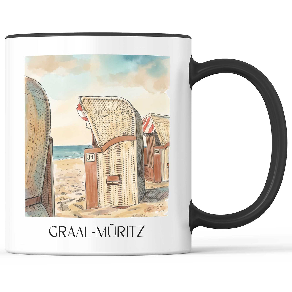 graal-müritz-mecklenburg-vorpommern-deutschland-kaffeebecher-aquarell