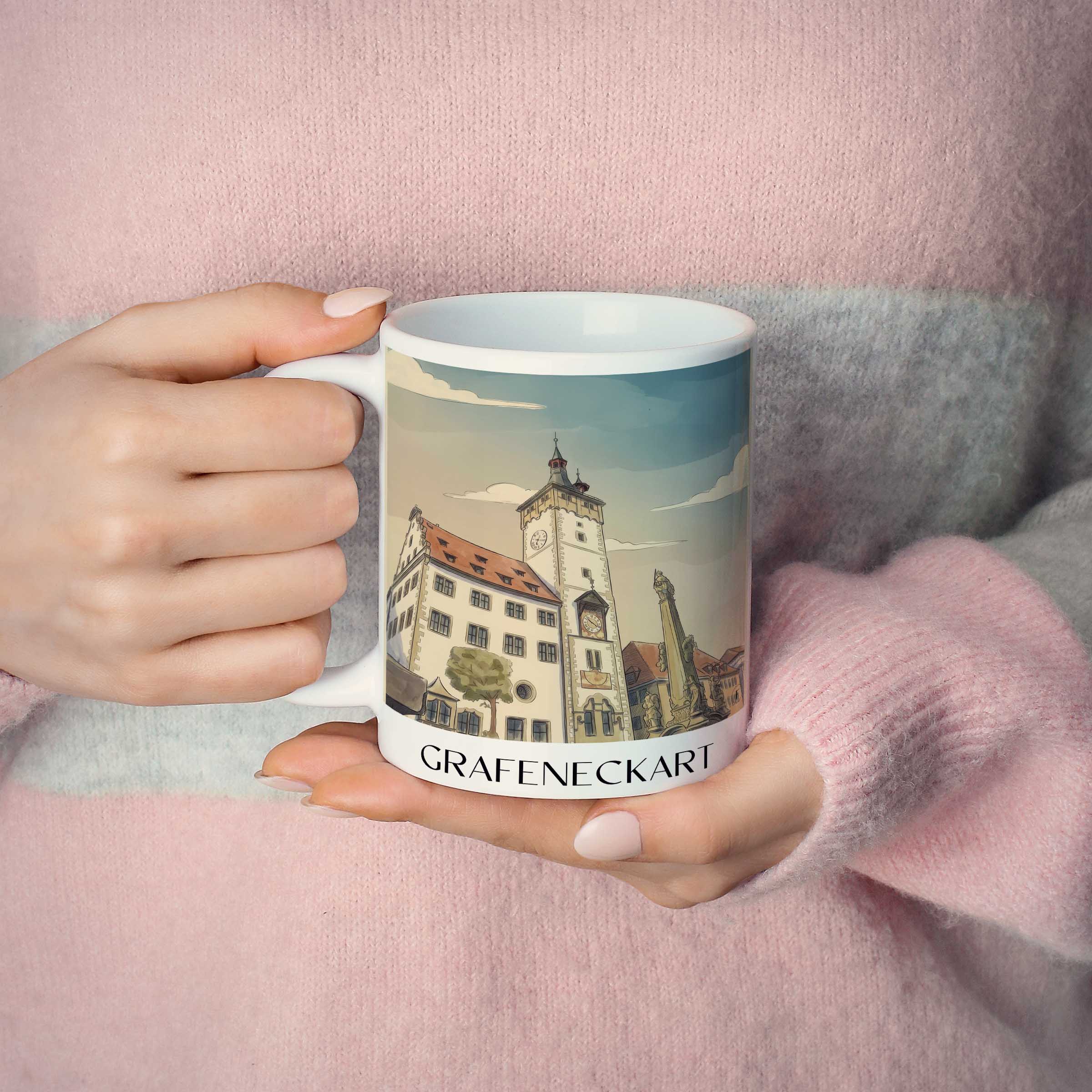 grafeneckart-würzburg-deutschland-kaffeebecher-aquarell