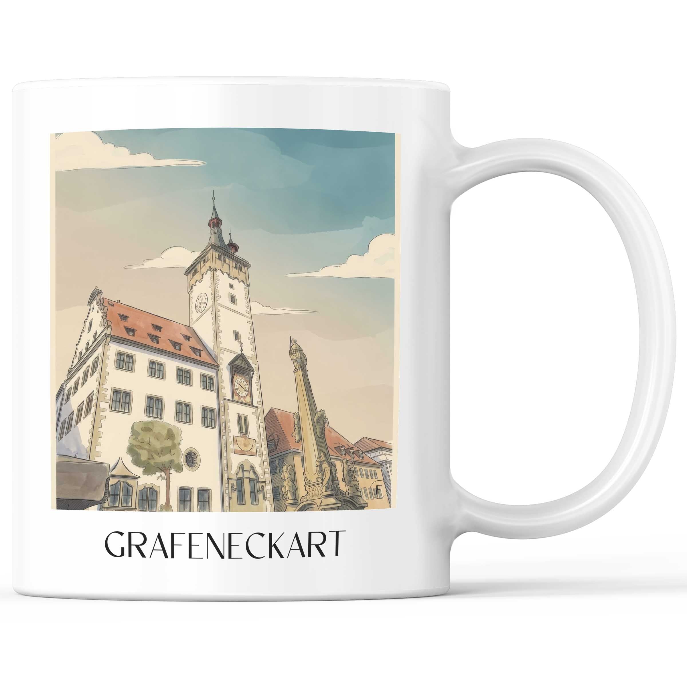 grafeneckart-würzburg-deutschland-kaffeebecher-aquarell