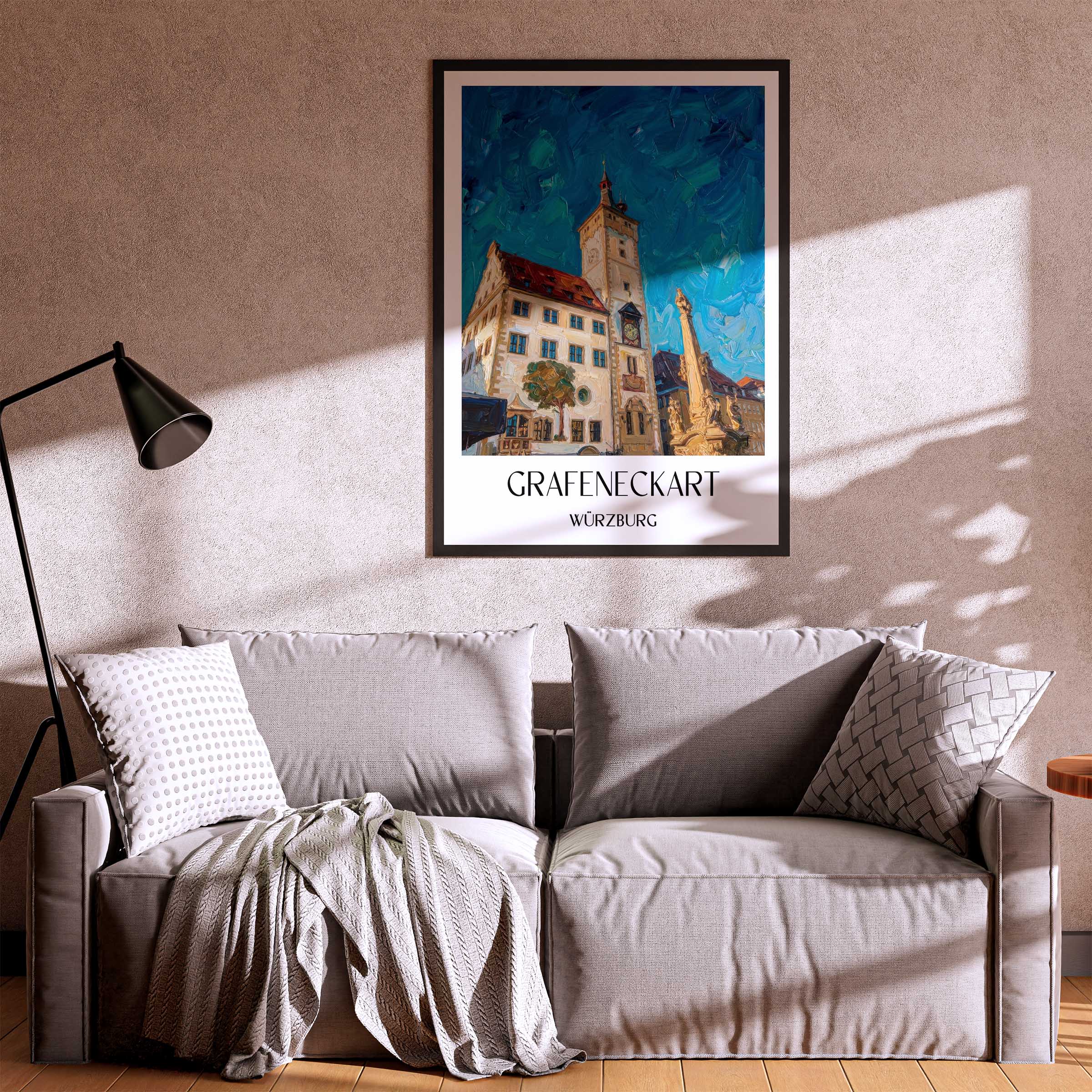 grafeneckart-würzburg-deutschland-poster-oil-painting-oelgemaelde
