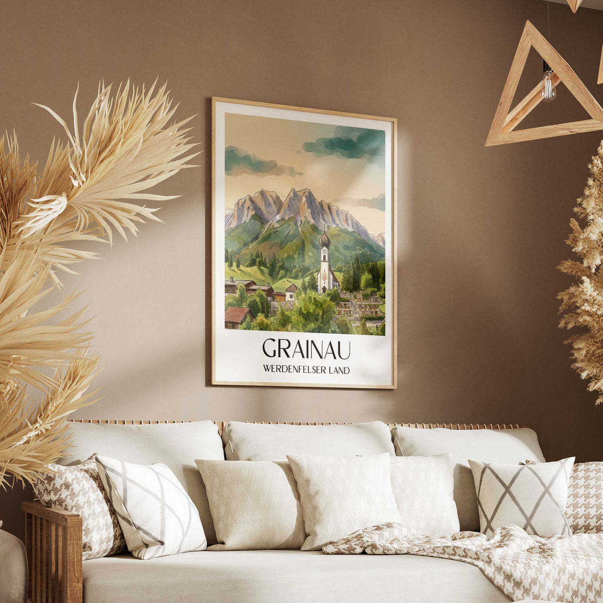 grainau-werdenfelser-land-deutschland-poster-aquarell