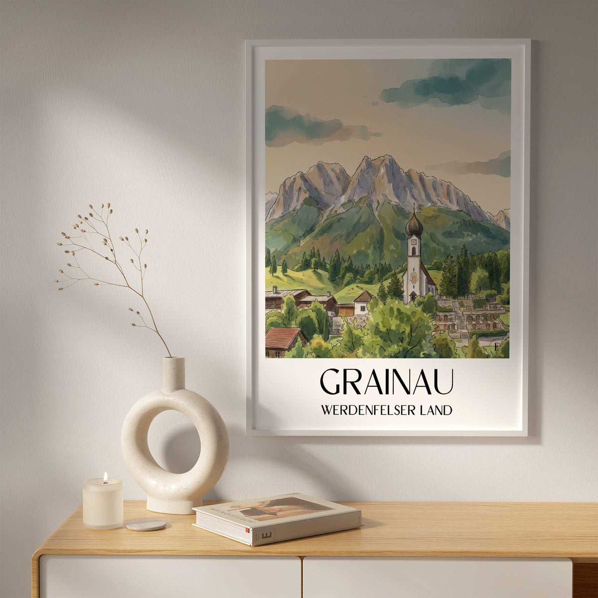 grainau-werdenfelser-land-deutschland-poster-aquarell