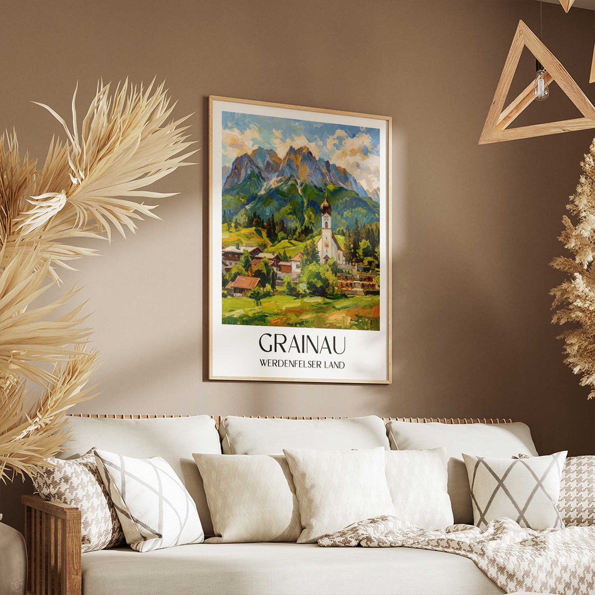 grainau-werdenfelser-land-deutschland-poster-oil-painting-oelgemaelde