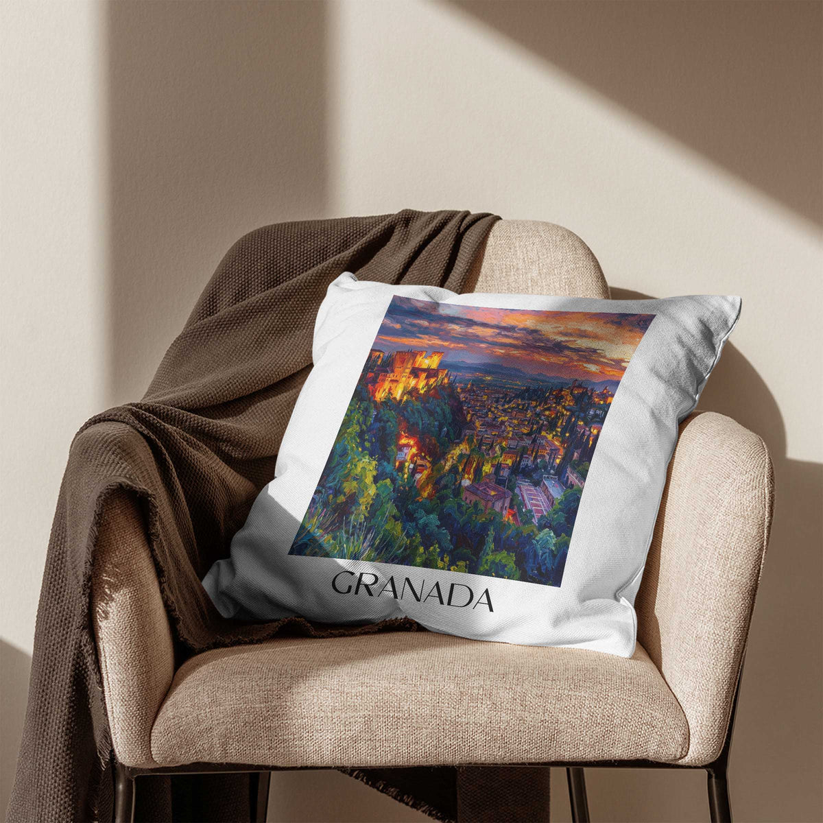 granada-spanien-spanien-kissenbezug-oil-painting-oelgemaelde