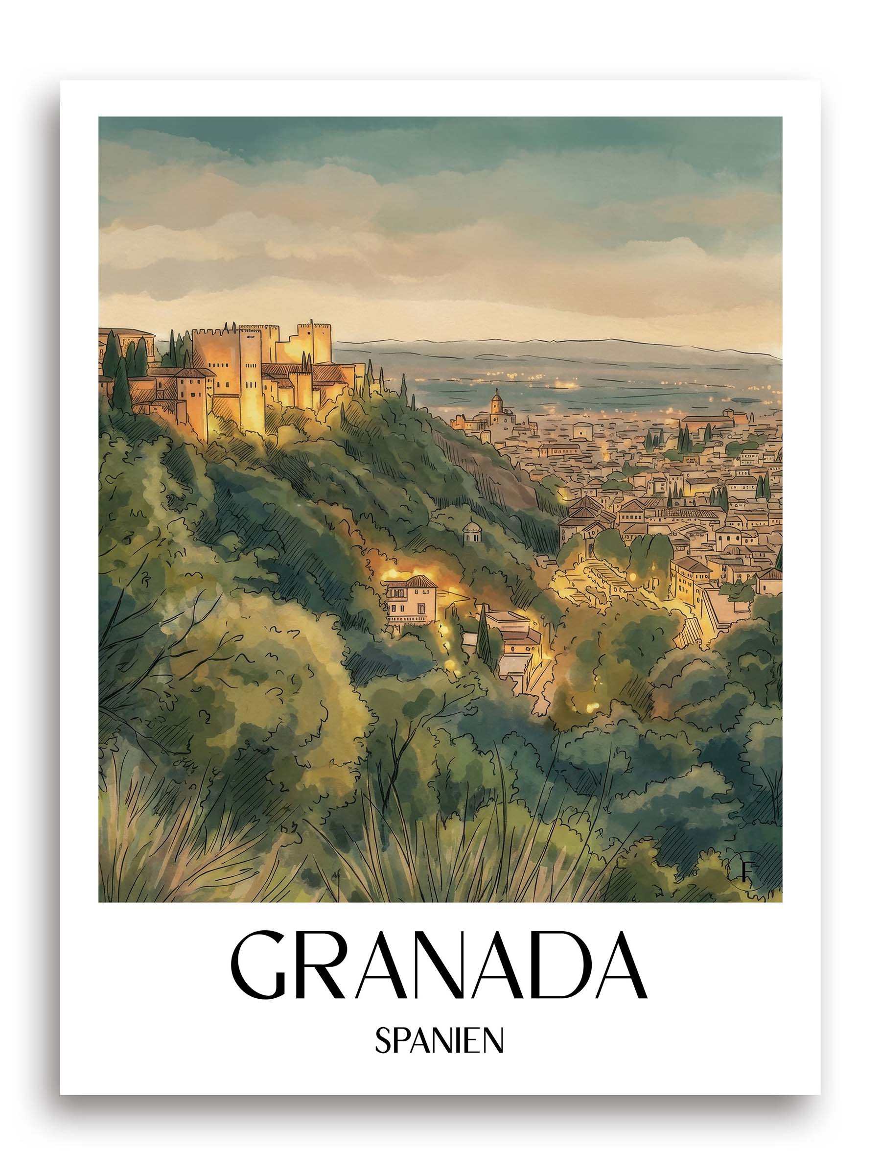 granada-spanien-spanien-poster-aquarell