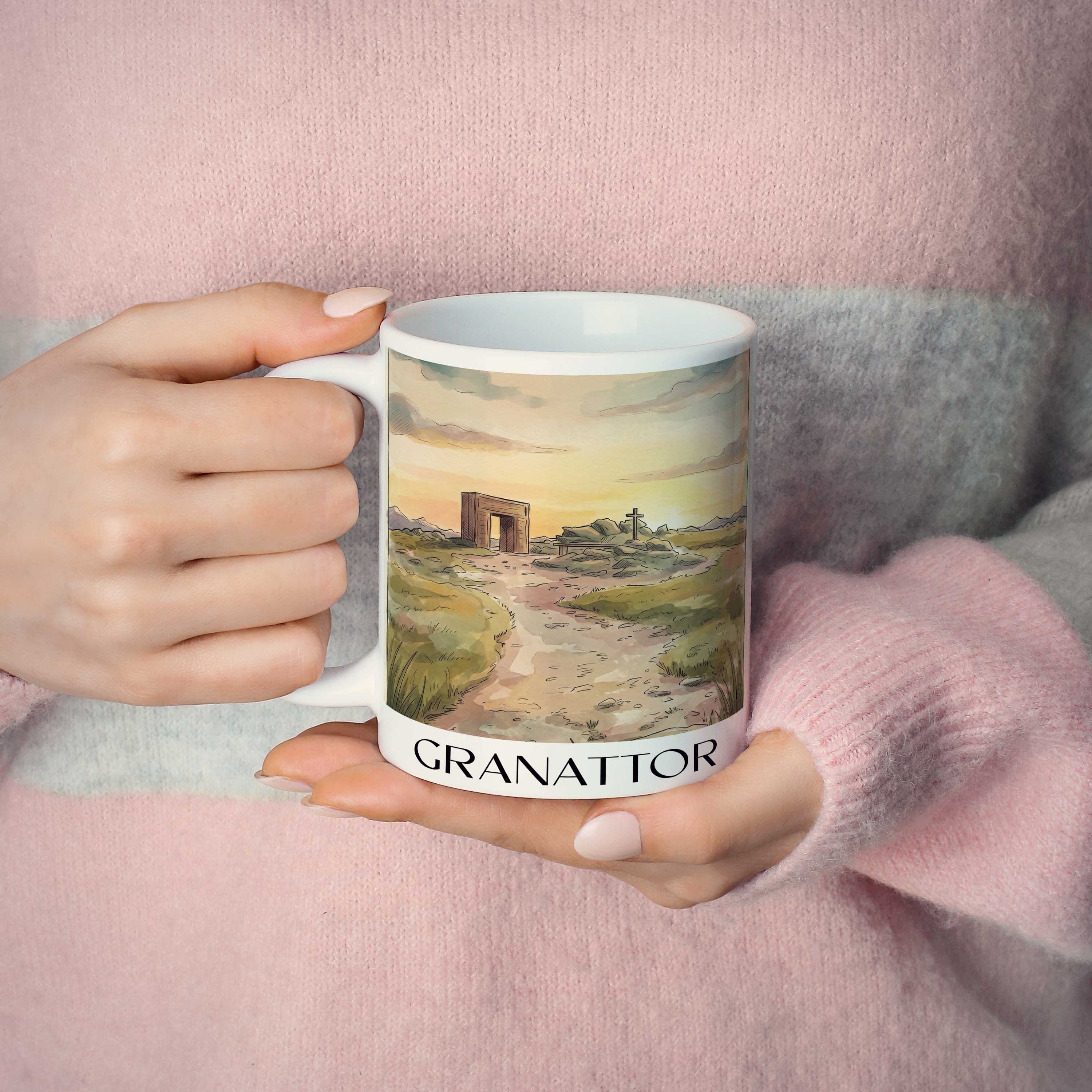 granattor-kärnten-österreich-kaffeebecher-aquarell
