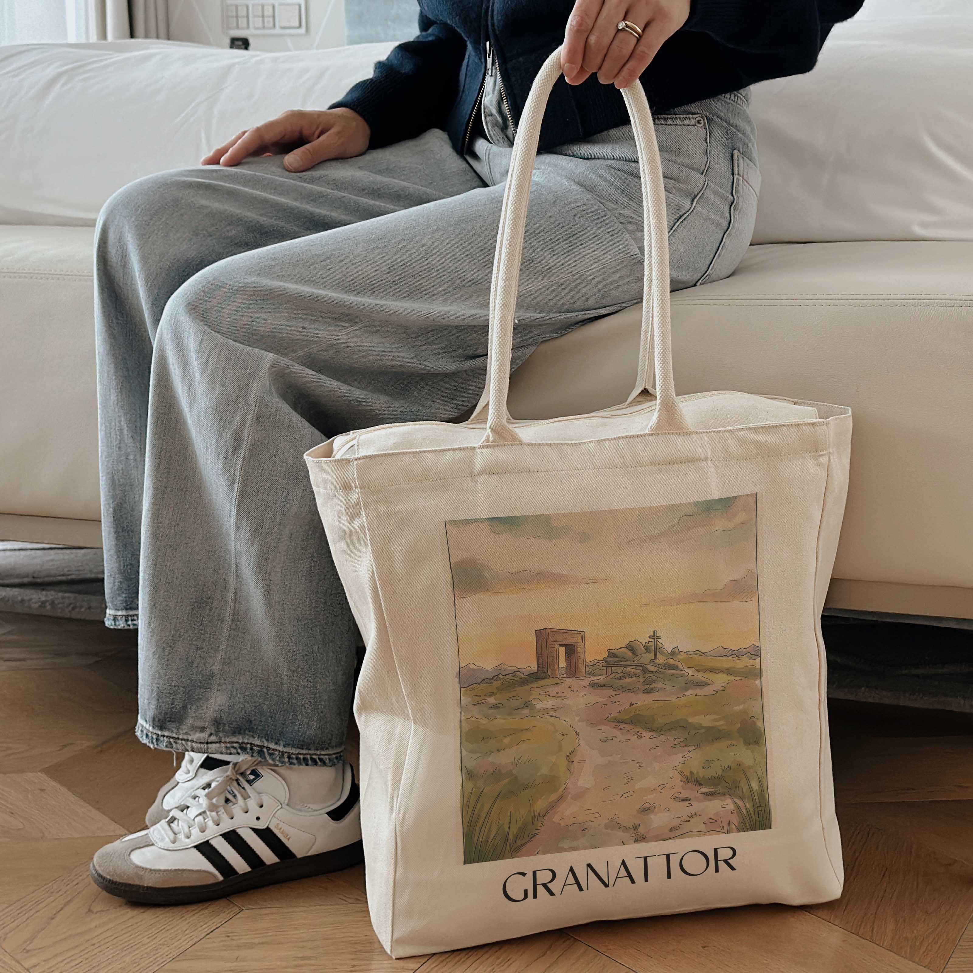 granattor-kärnten-österreich-einkaufstasche-aquarell