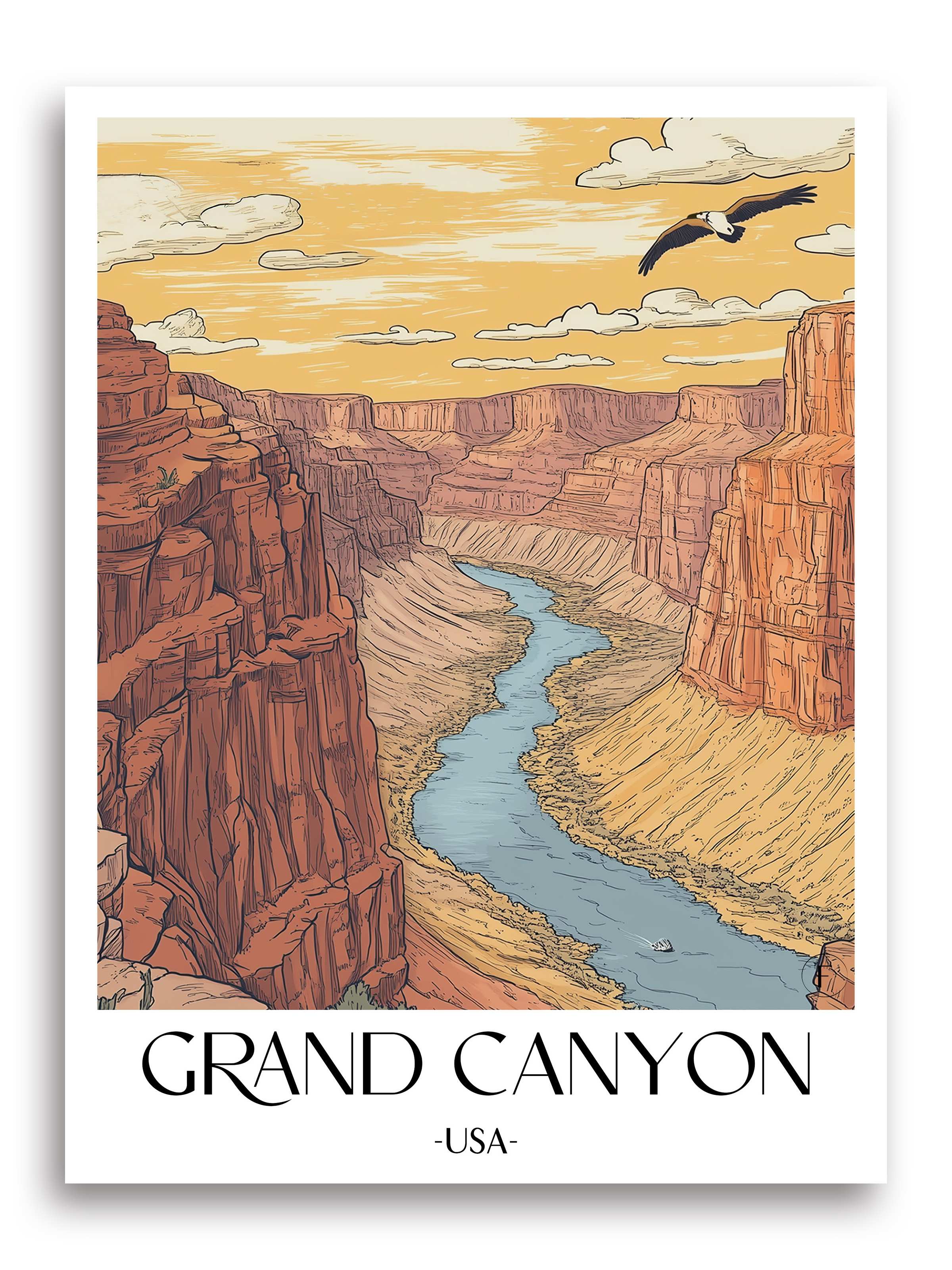 grand-canyon-usa-poster-aquarell