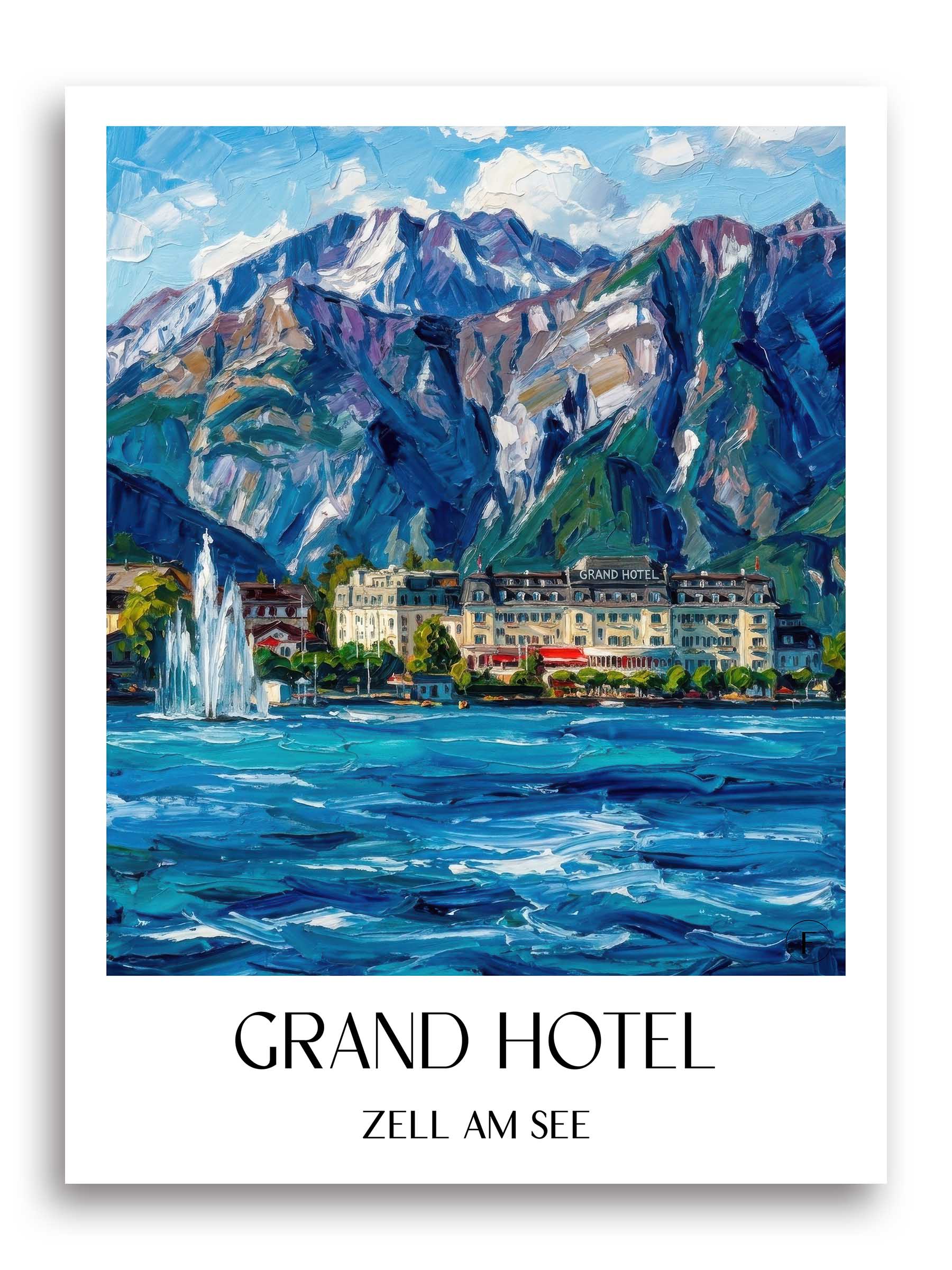 grand-hotel-zell-am-see-österreich-poster-oil-painting-oelgemaelde