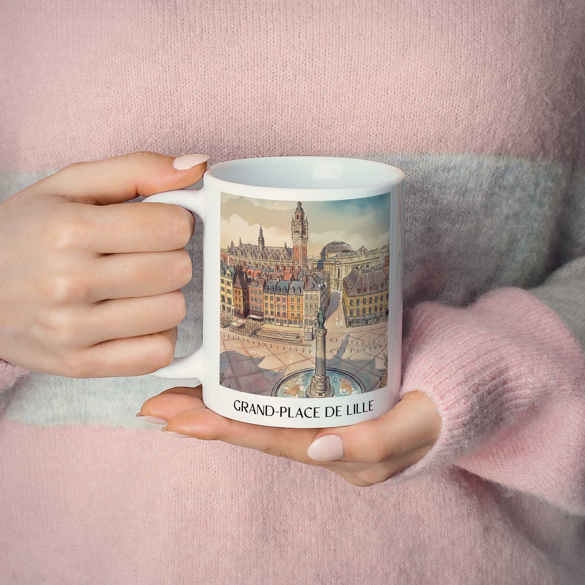 grand-place-lille-frankreich-kaffeebecher-aquarell