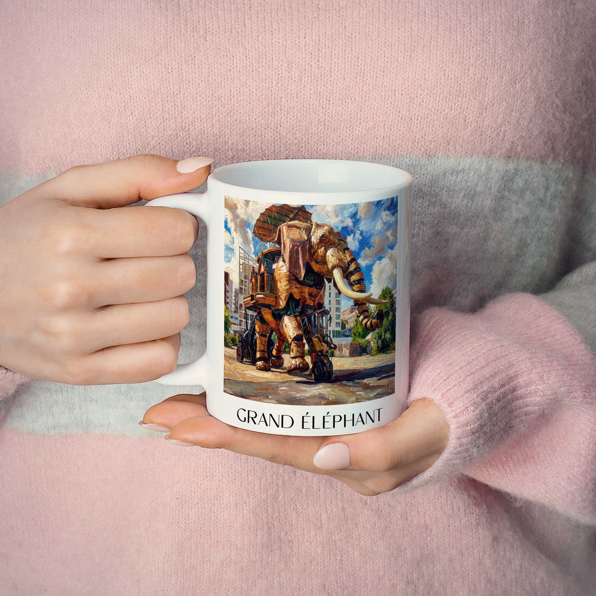 grand-éléphant-nantes-frankreich-kaffeebecher-oil-painting-oelgemaelde