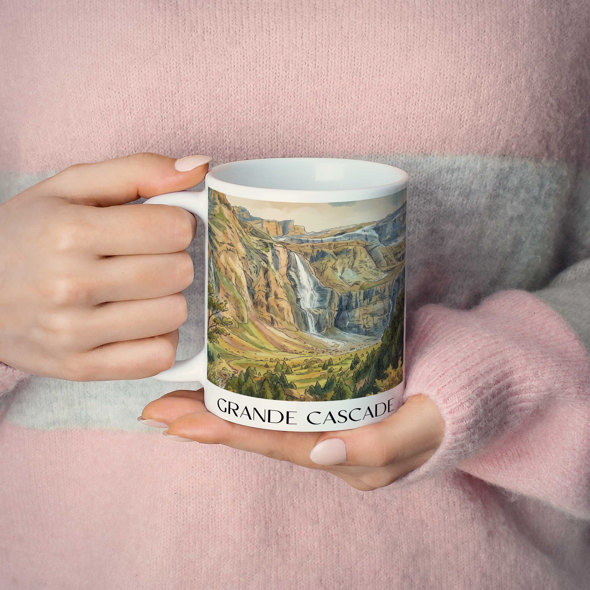 grande-cascade-gavarnie-frankreich-kaffeebecher-aquarell