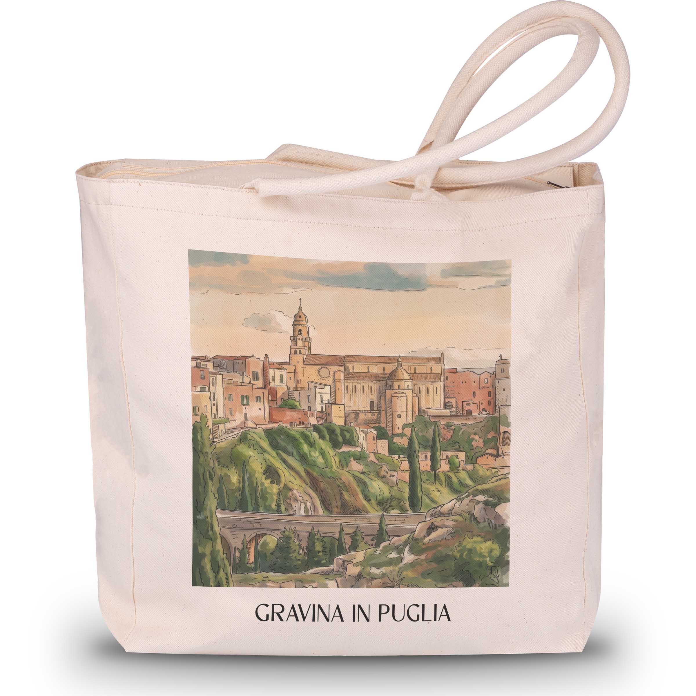 gravina-in-puglia-bari-italien-einkaufstasche-aquarell
