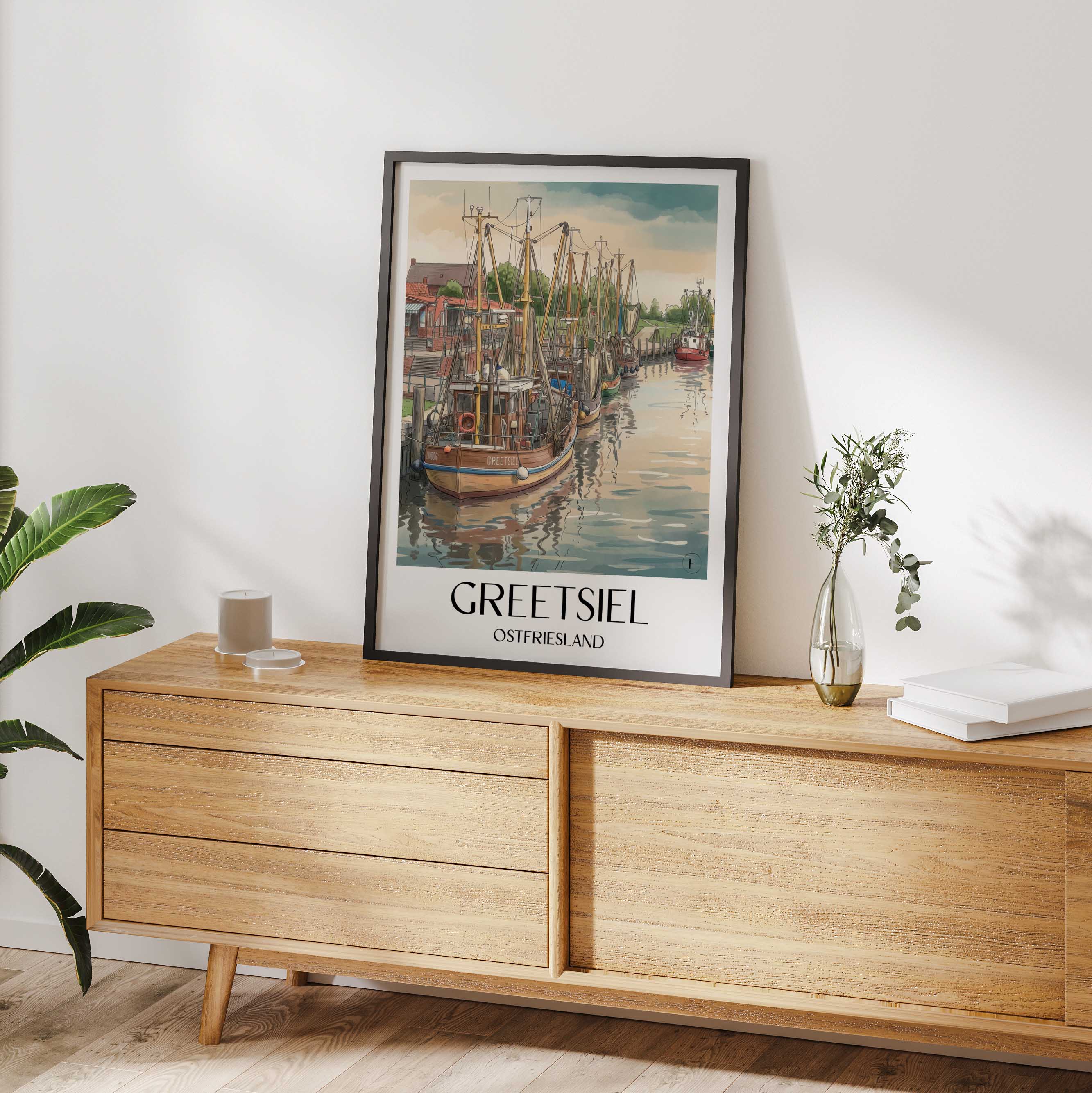 greetsiel-ostfriesland-deutschland-poster-aquarell