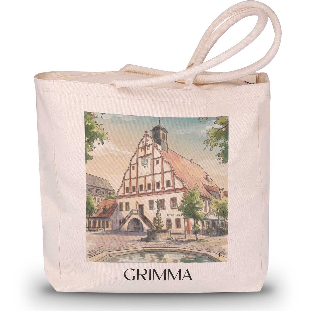 grimma-muldental-deutschland-einkaufstasche-aquarell