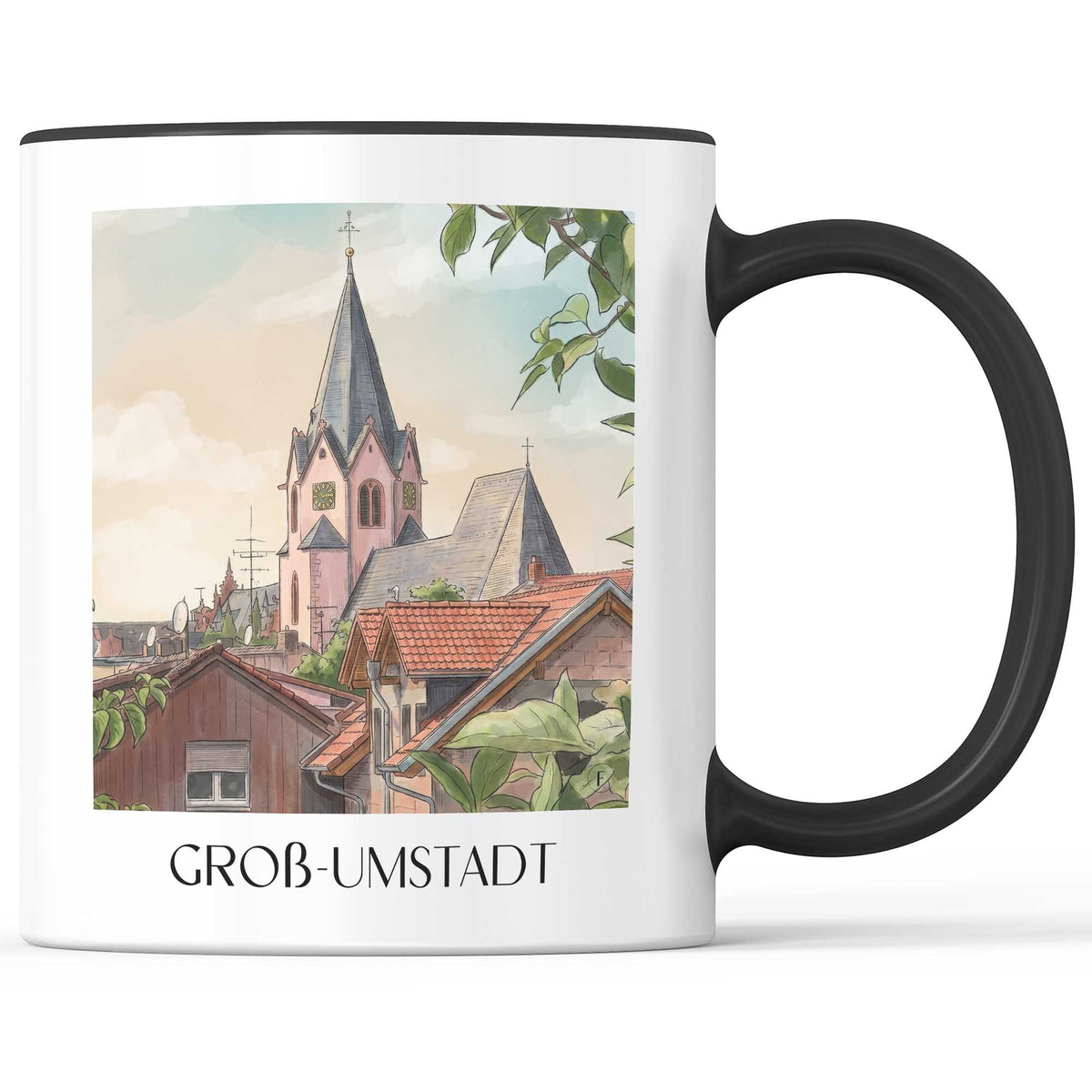 groß-umstadt-odenwald-deutschland-kaffeebecher-aquarell