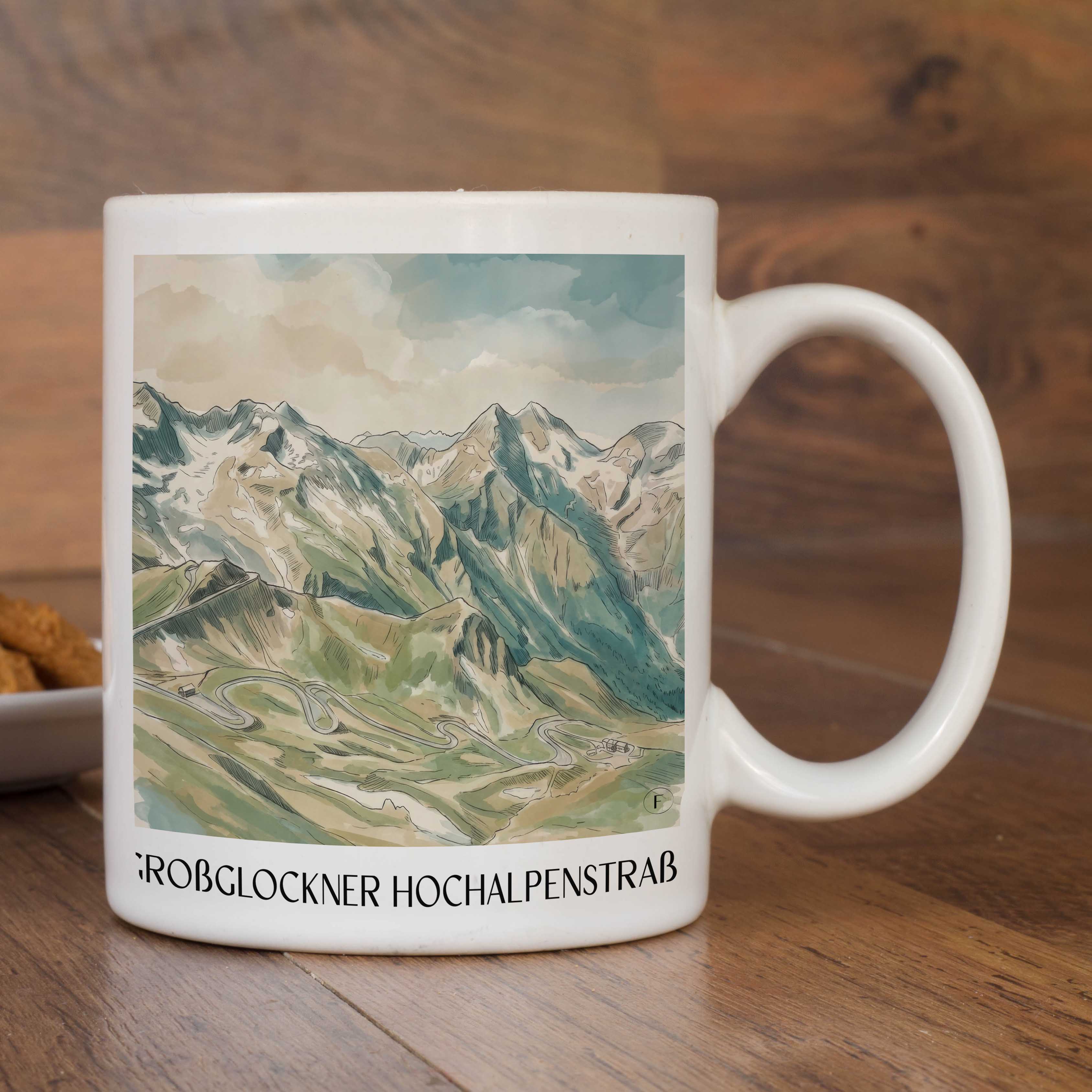 großglockner-hochalpenstraße-kärnten-österreich-kaffeebecher-aquarell
