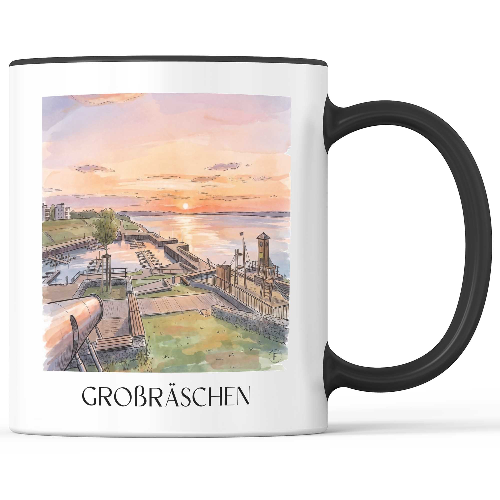 großräschen-brandenburg-deutschland-kaffeebecher-aquarell