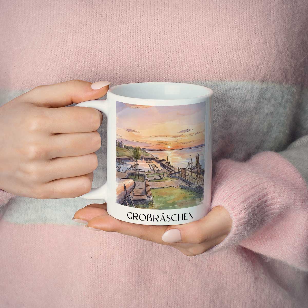 großräschen-brandenburg-deutschland-kaffeebecher-aquarell