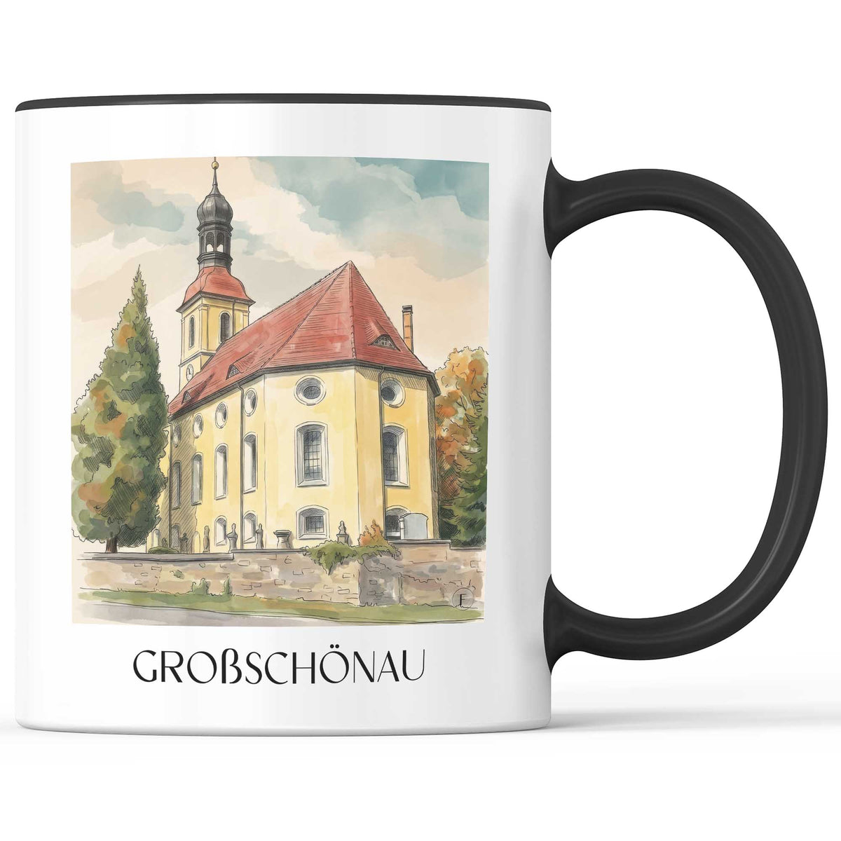 großschönau-zittauer-gebirge-deutschland-kaffeebecher-aquarell