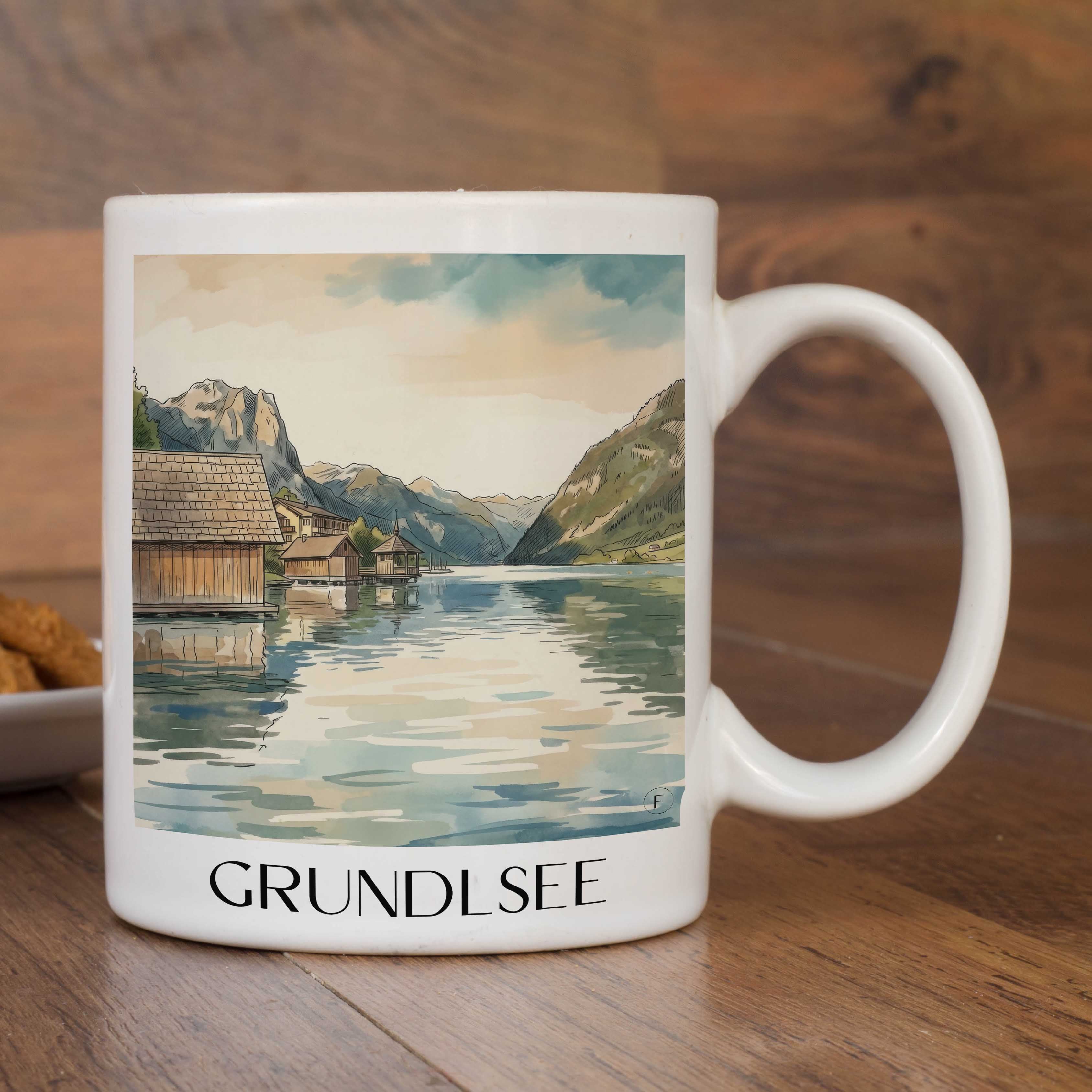 grundlsee-österreich-österreich-kaffeebecher-aquarell